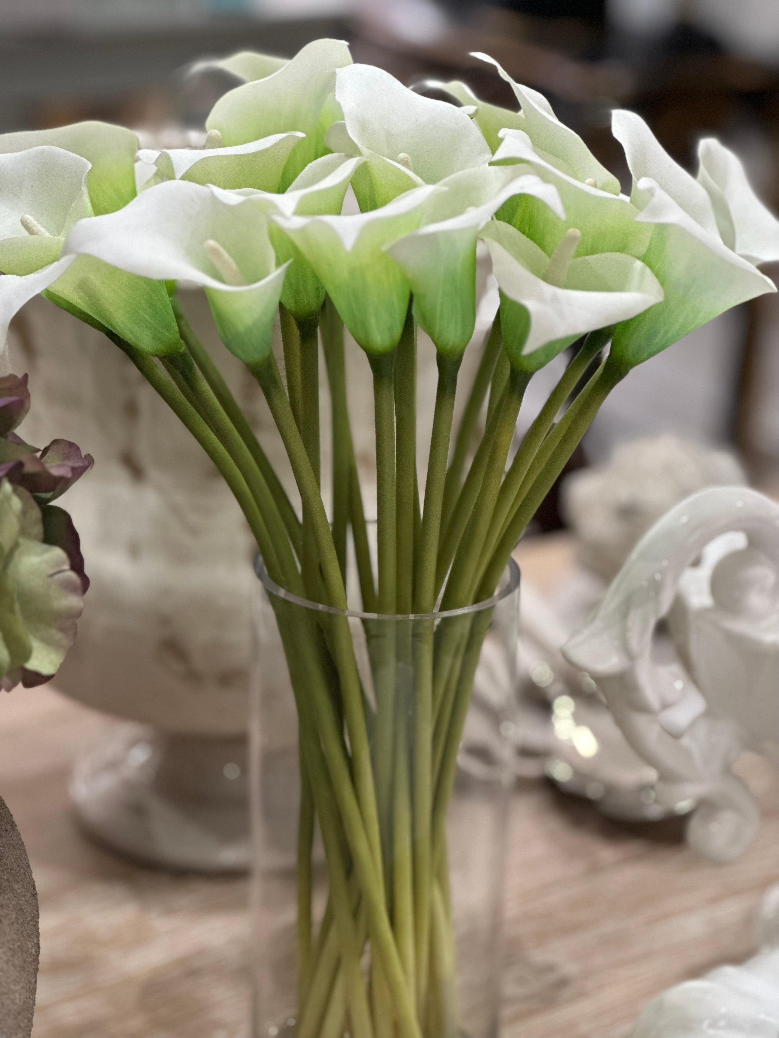 Faux Calla Lilies Medium Arrangement