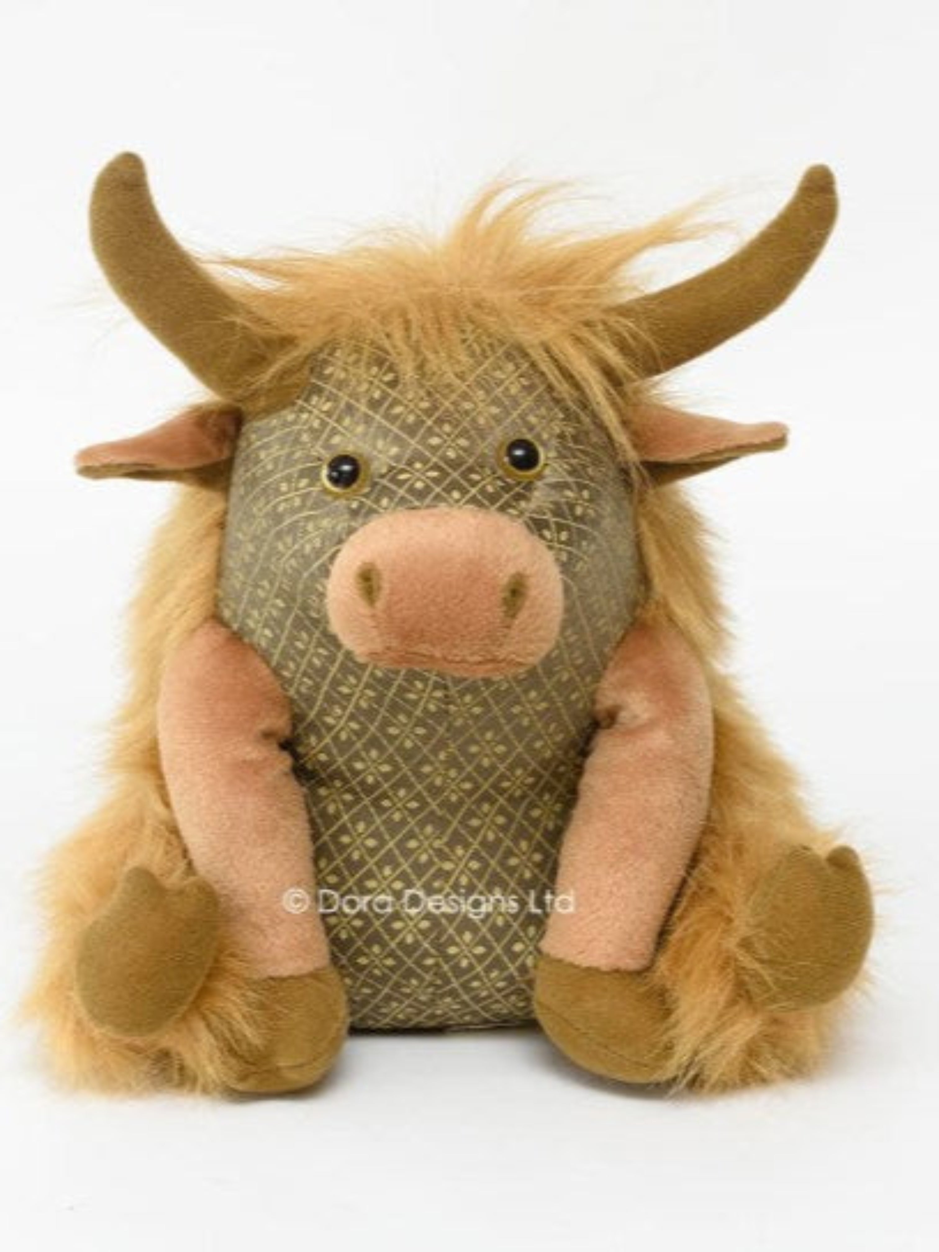 Angus Highland Cow Doorstop