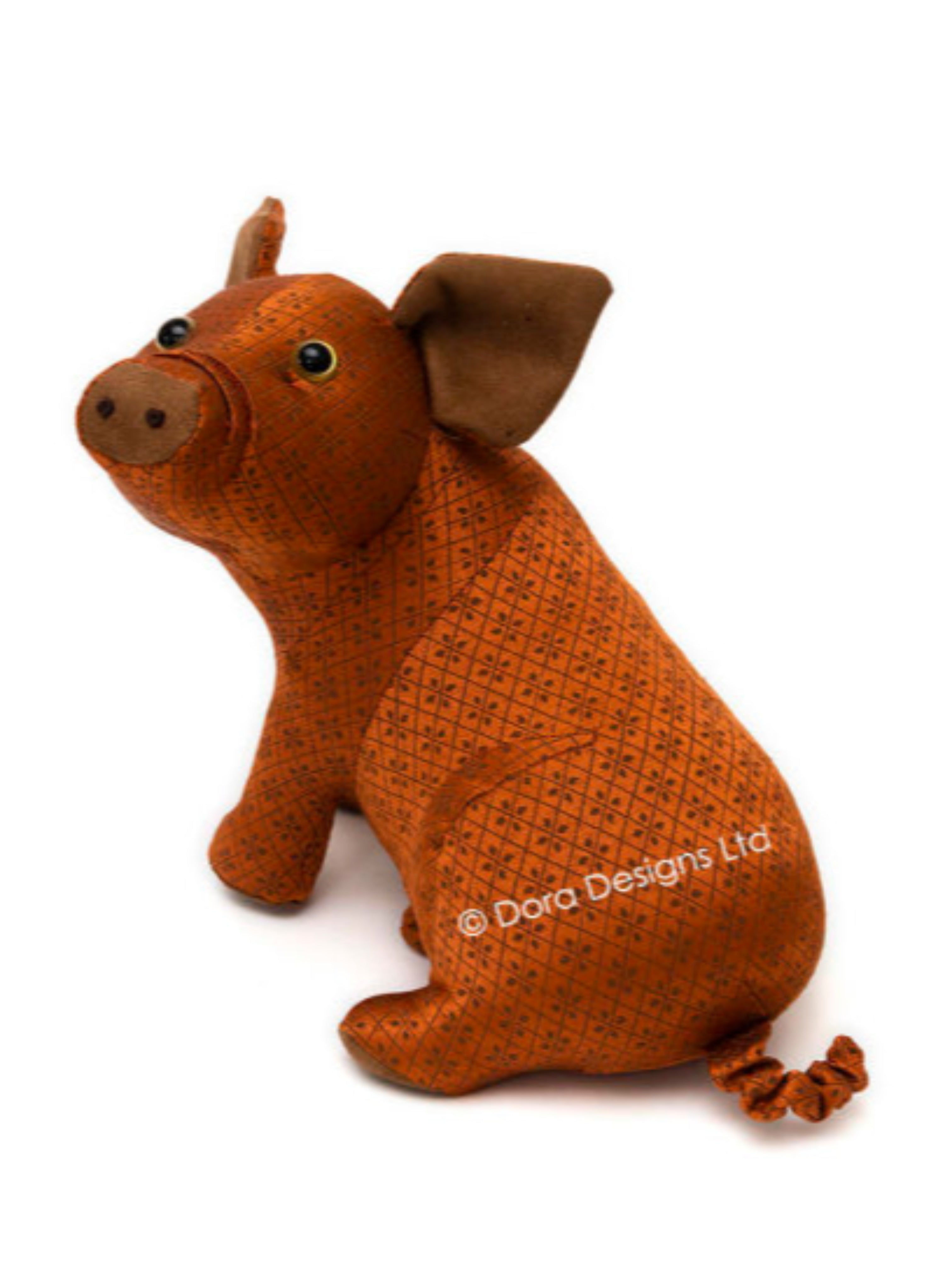Rusty The Orange Pig Doorstop