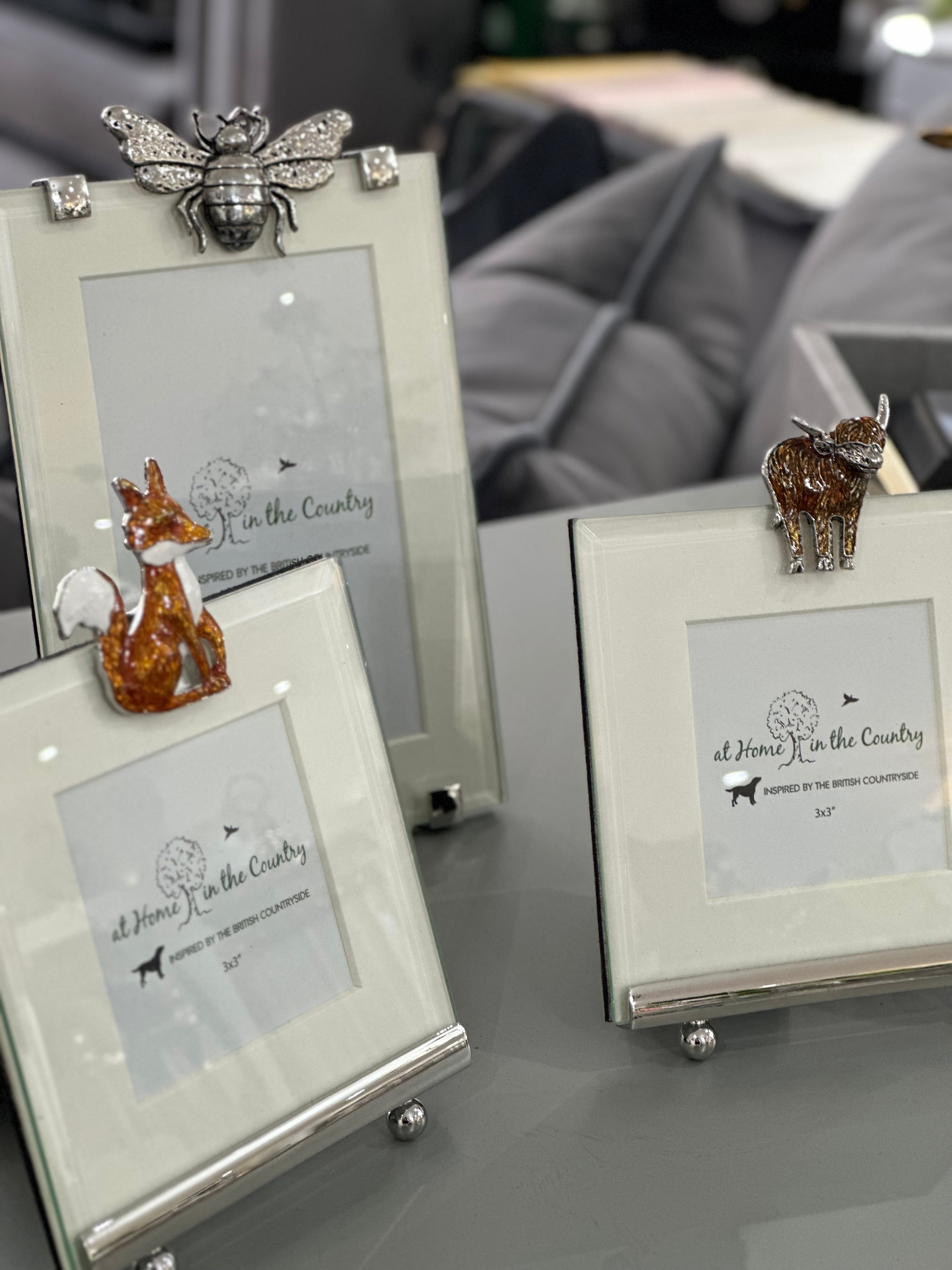Red Fox Square Photo Frame