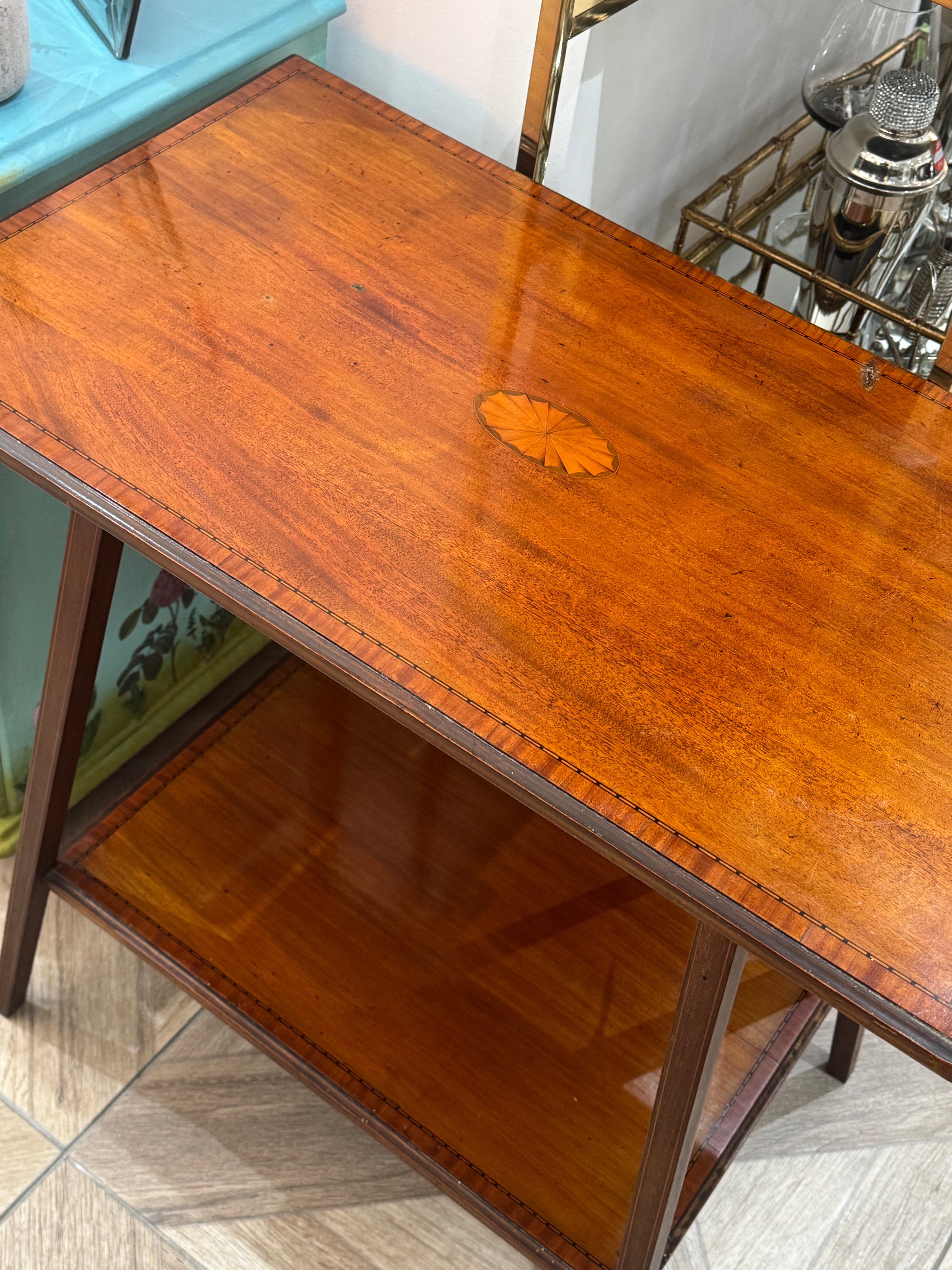 Edwardian Inlaid Occasional Table