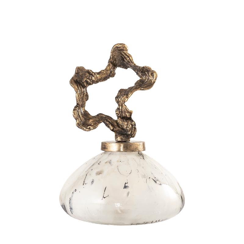 Maryan Pearl and Brass Jar