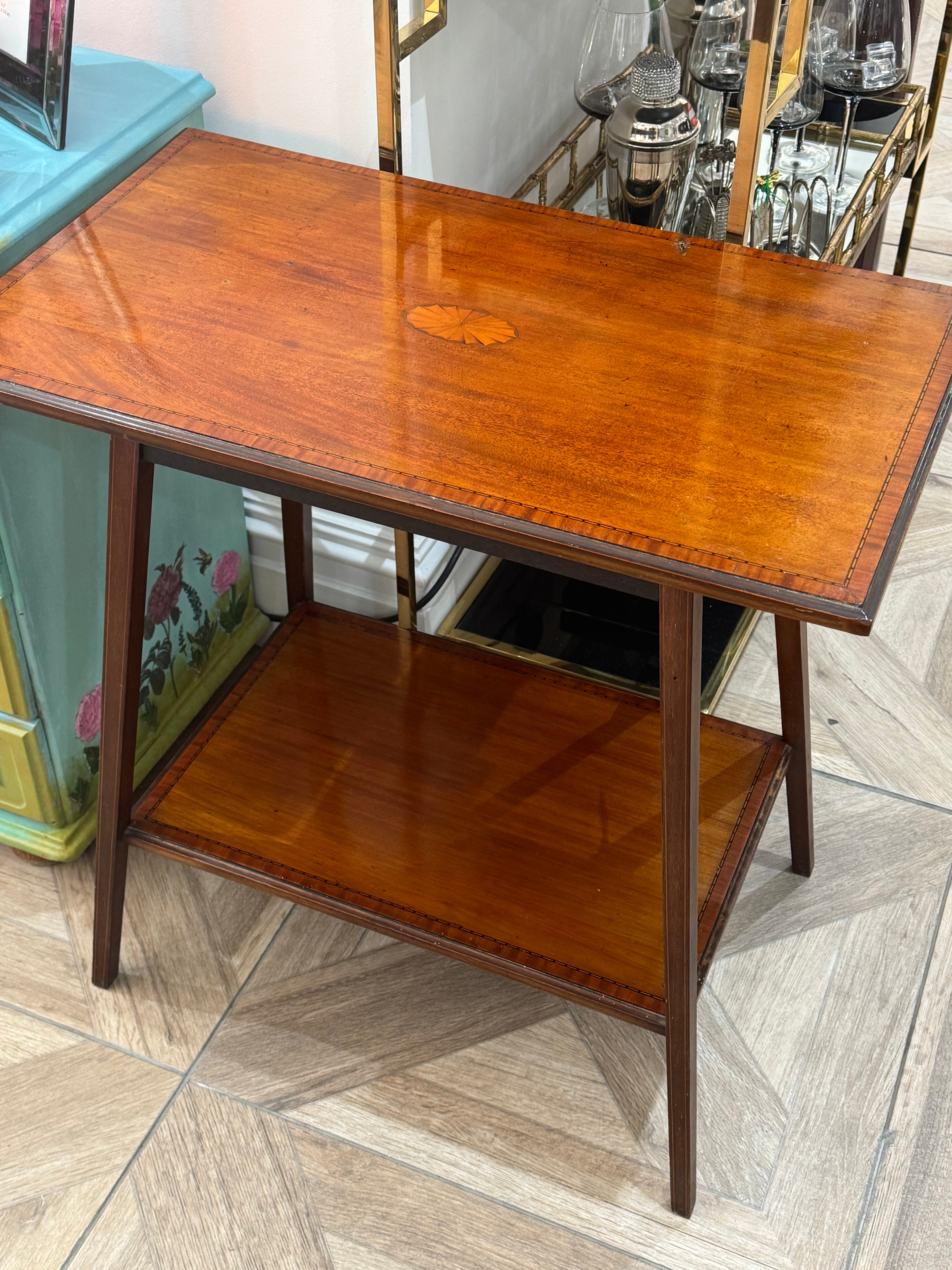 Edwardian Inlaid Occasional Table