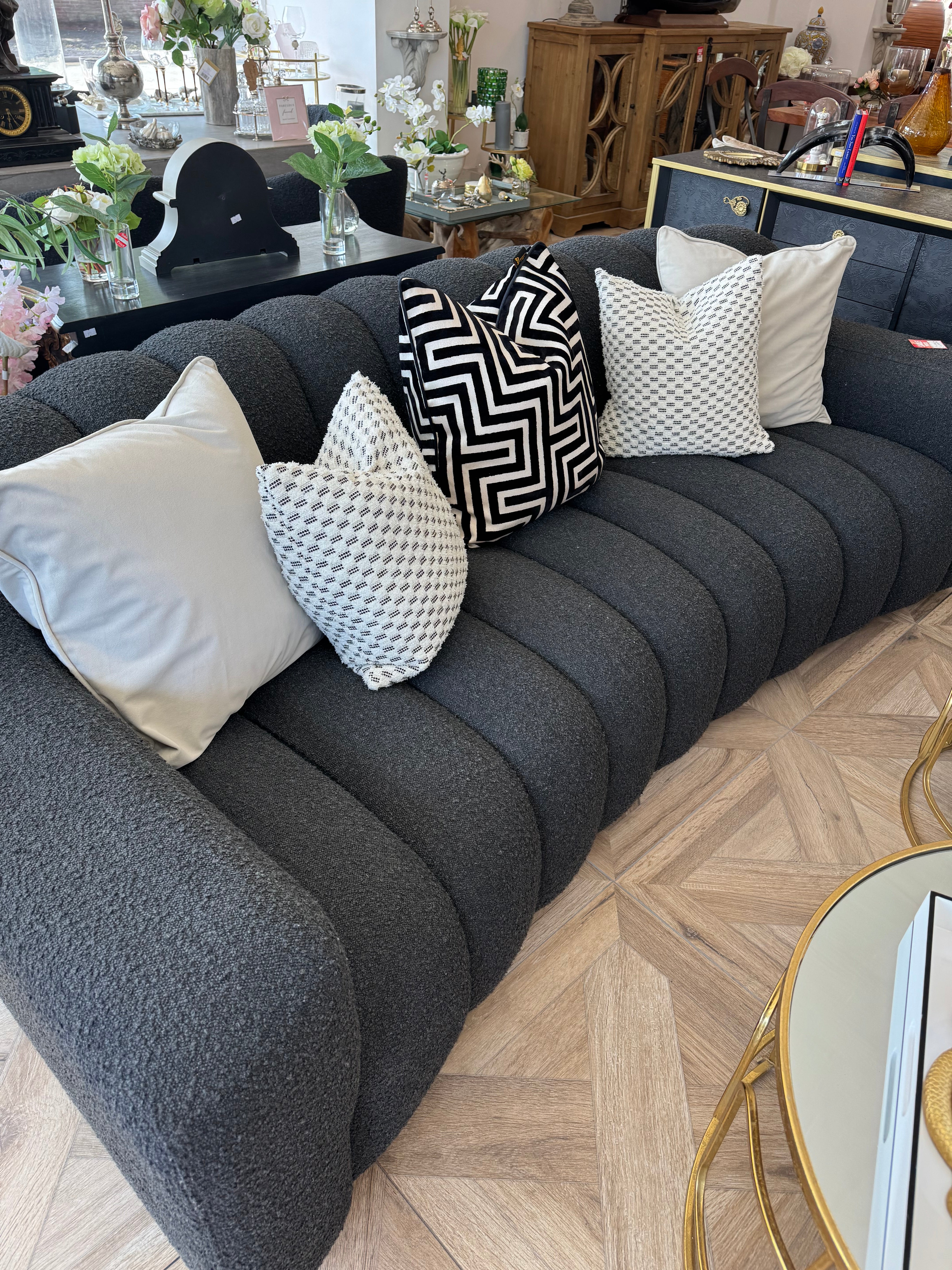 PRELOVED | Excellent Condition Eichholtz Black Kelly Sofa