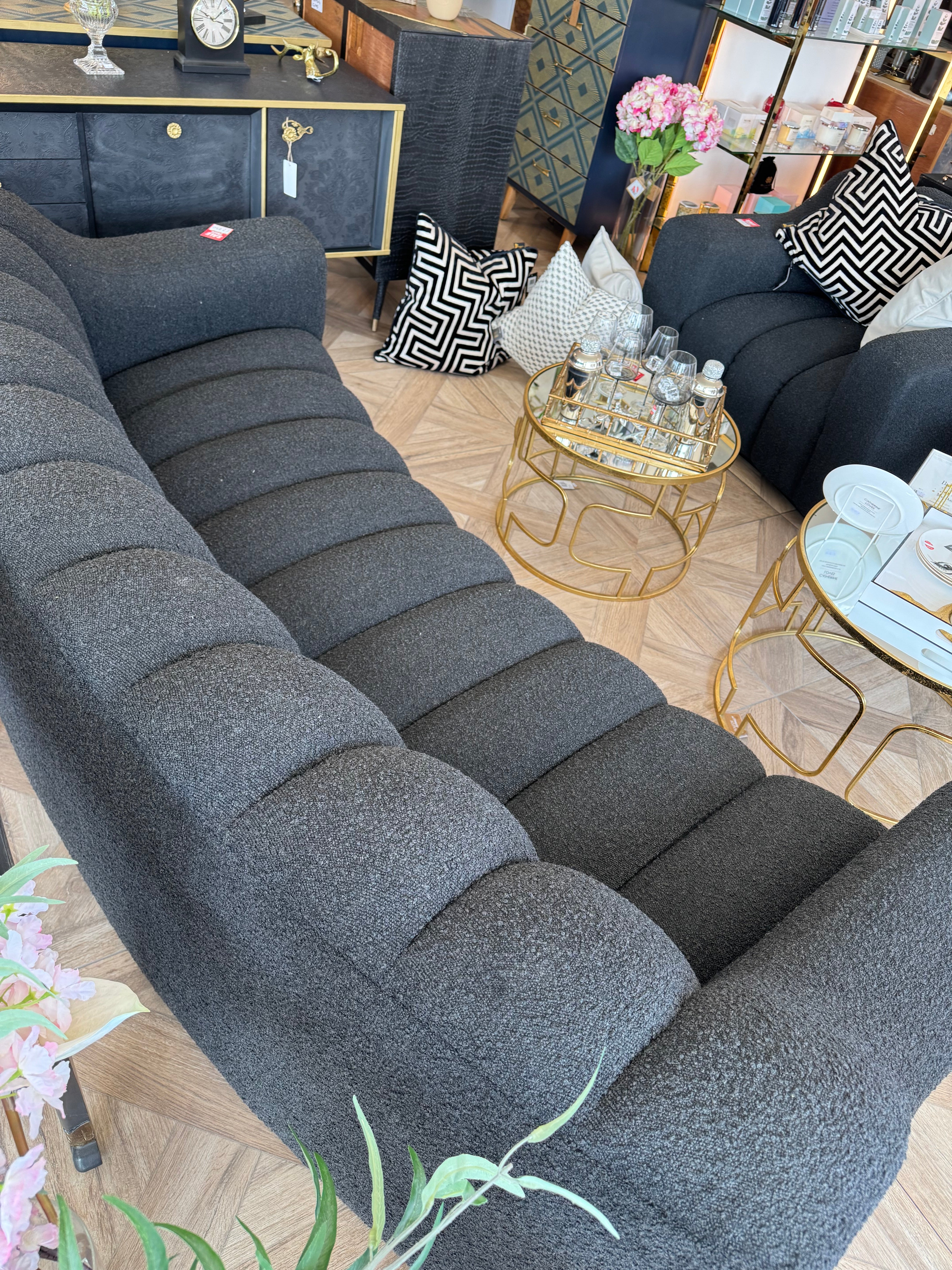 PRELOVED | Excellent Condition Eichholtz Black Kelly Sofa