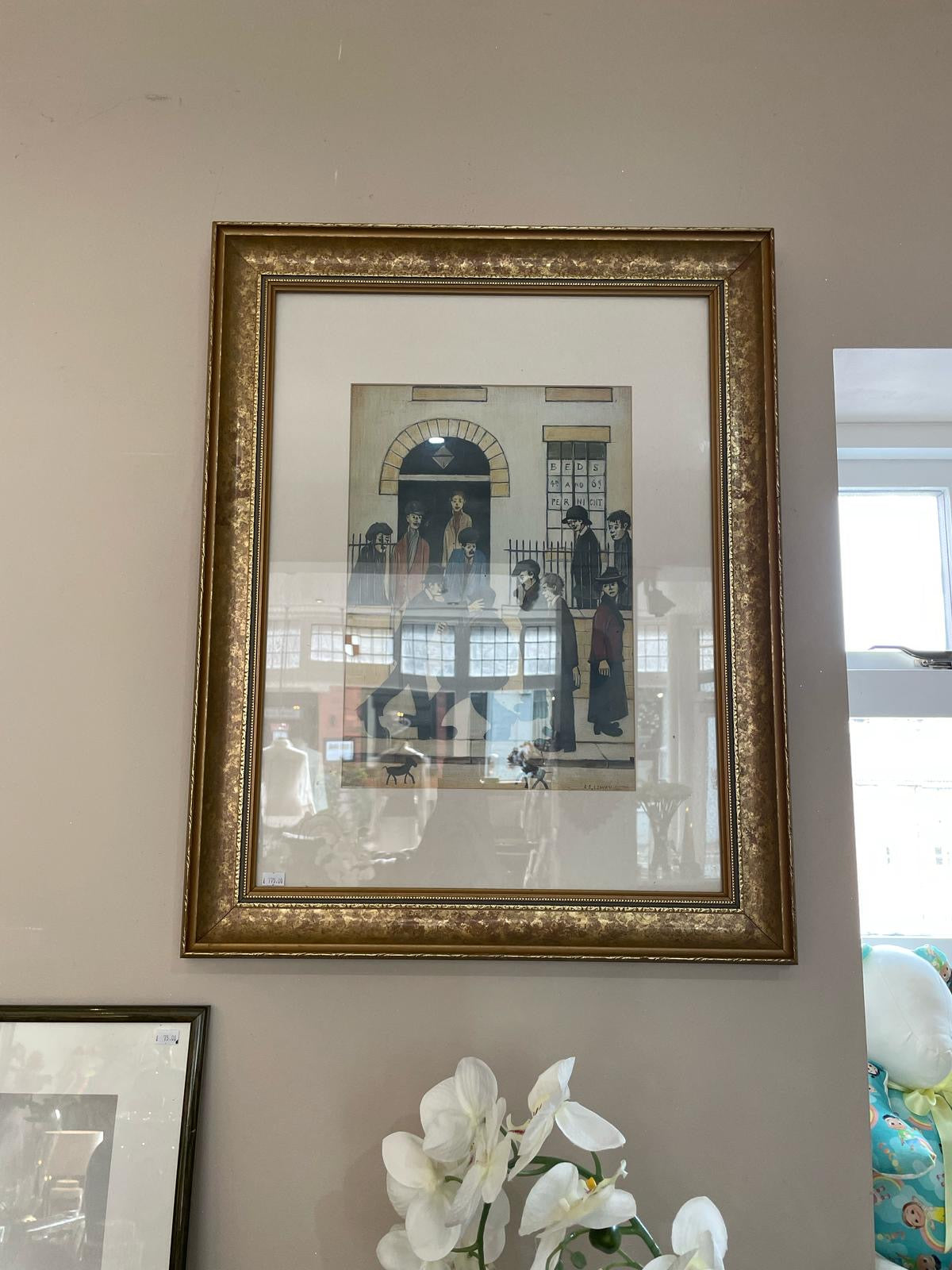 L.S. Lowry Print – A Fight, c.1935