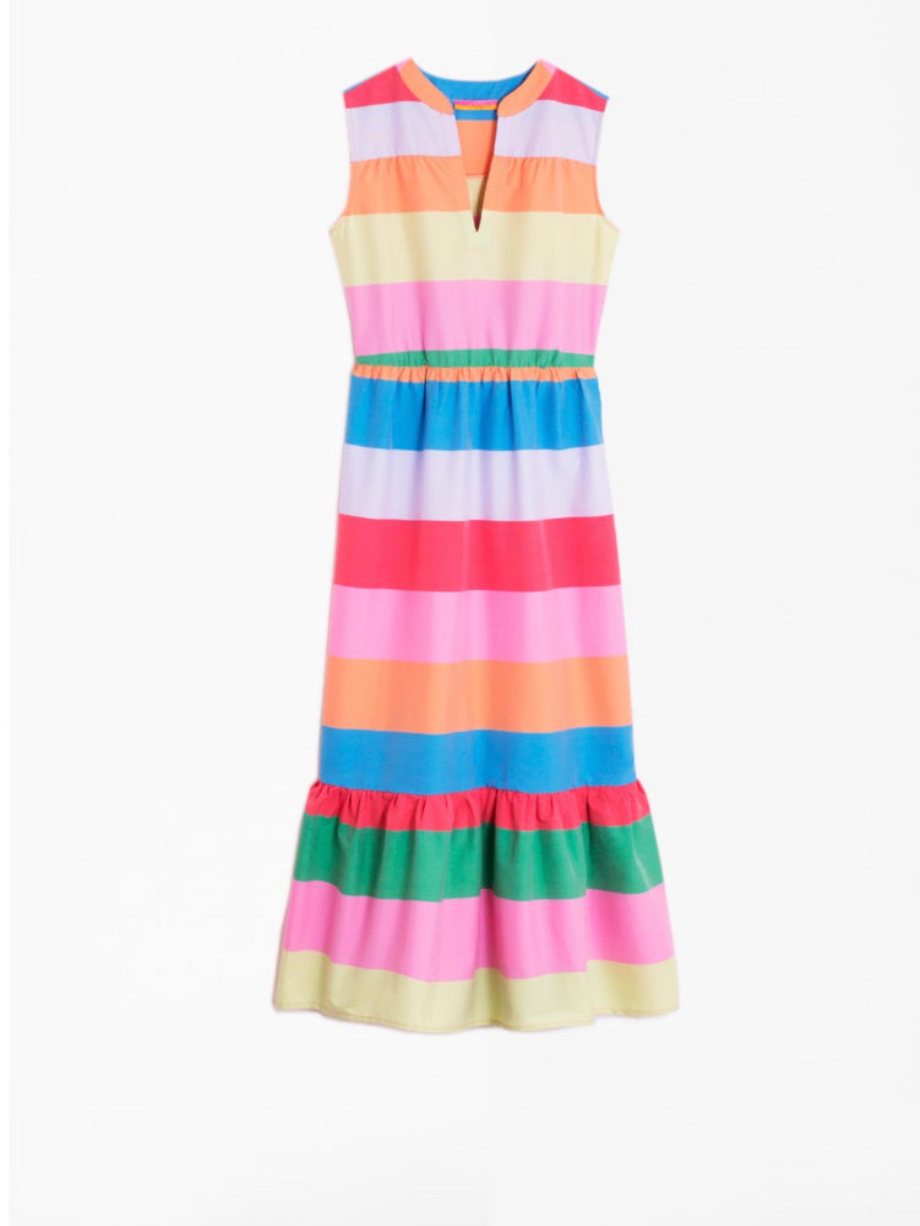 Vilagallo Lenna Colima Stripe Dress