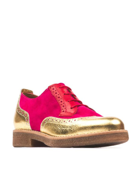 Pink, Red and Gold Brogue Shoe – Chic Interiors Cheshire