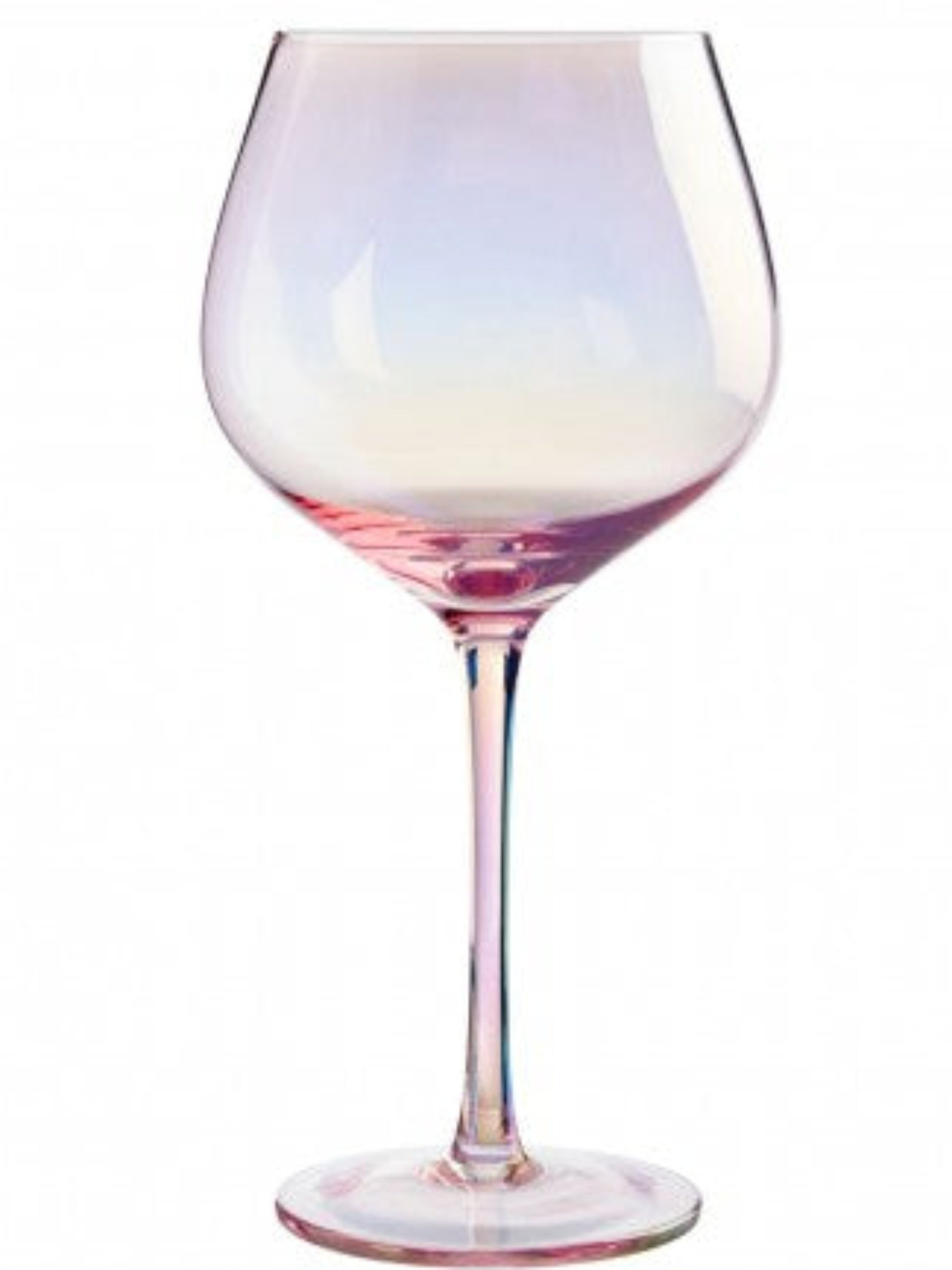Frosted Pink Gin Glass