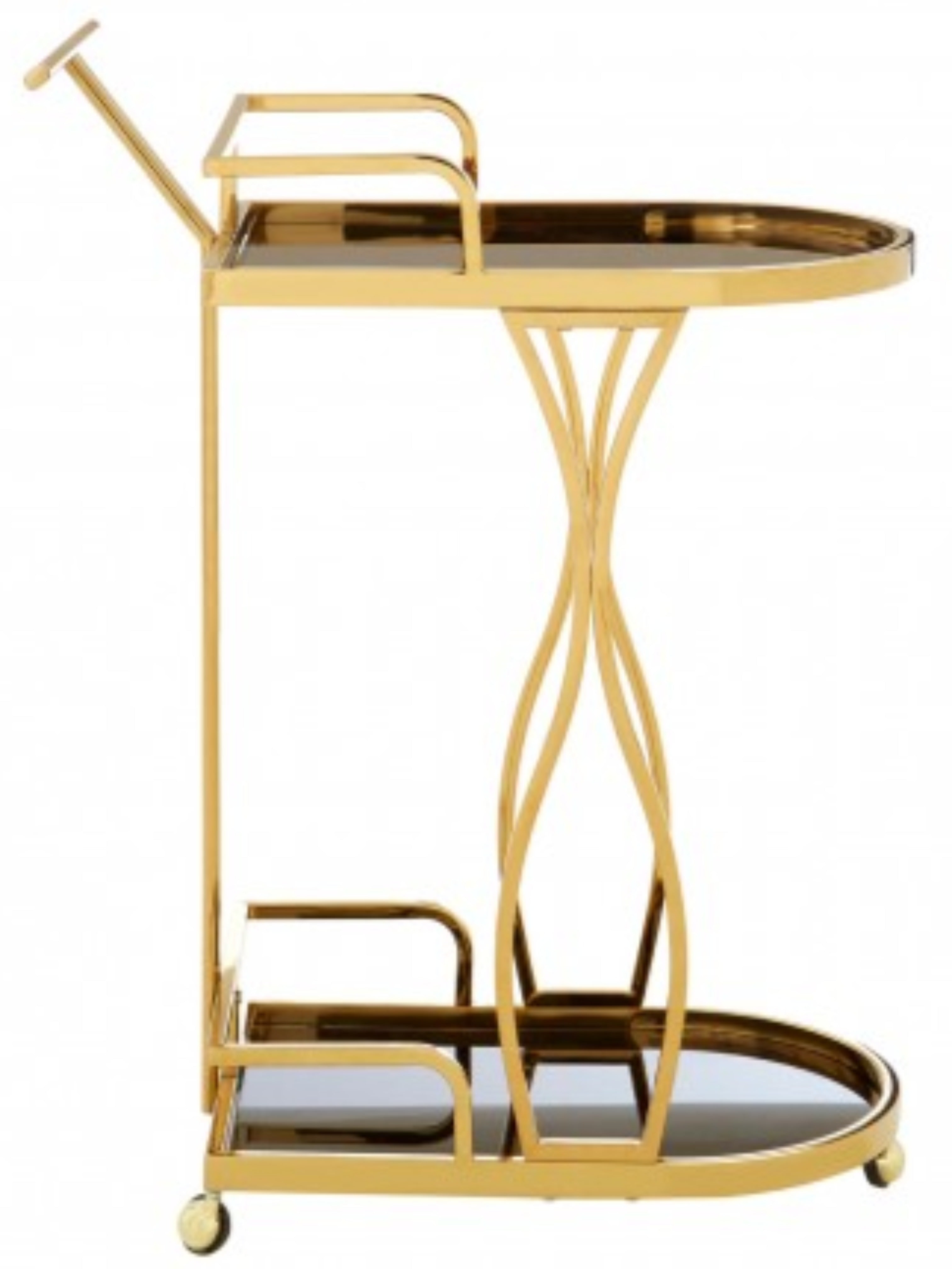 Art Deco Two Tier Drinks Trolley