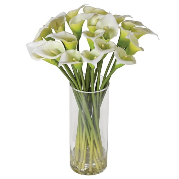 Faux Calla Lilies Medium Arrangement