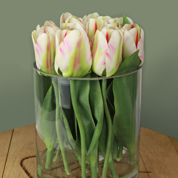 Faux Cream Tulip Arrangement