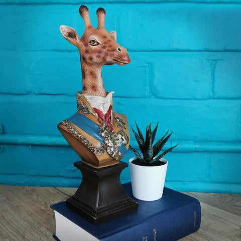 Gentry Giraffe Bust Ornament