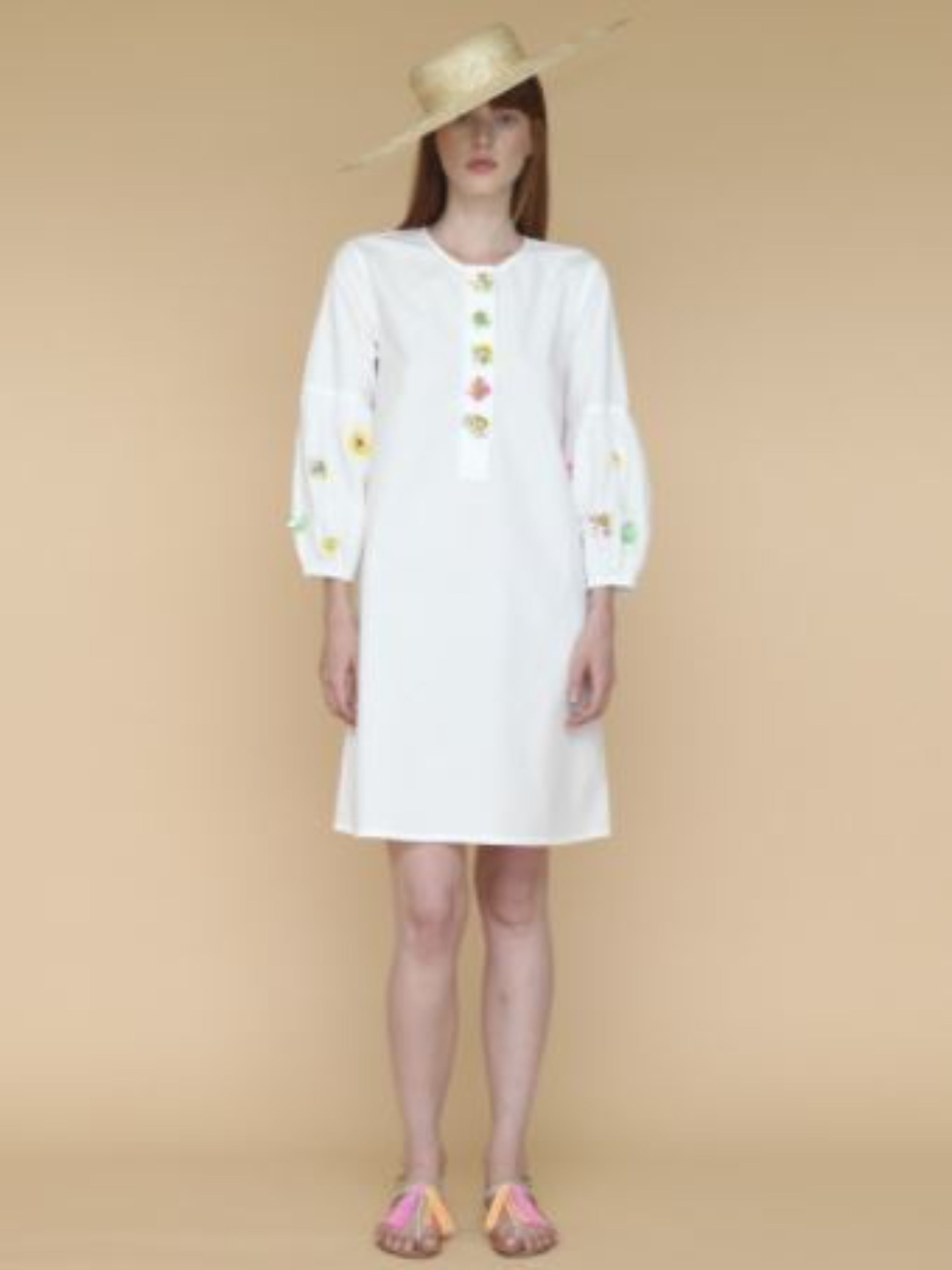 Vilagallo Sena White Dress