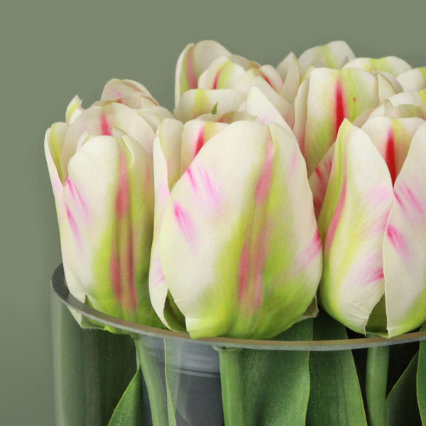 Faux Cream Tulip Arrangement