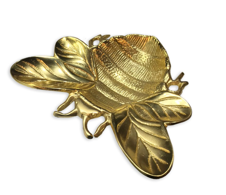 Culinary Concepts Small Gold Bee Dish