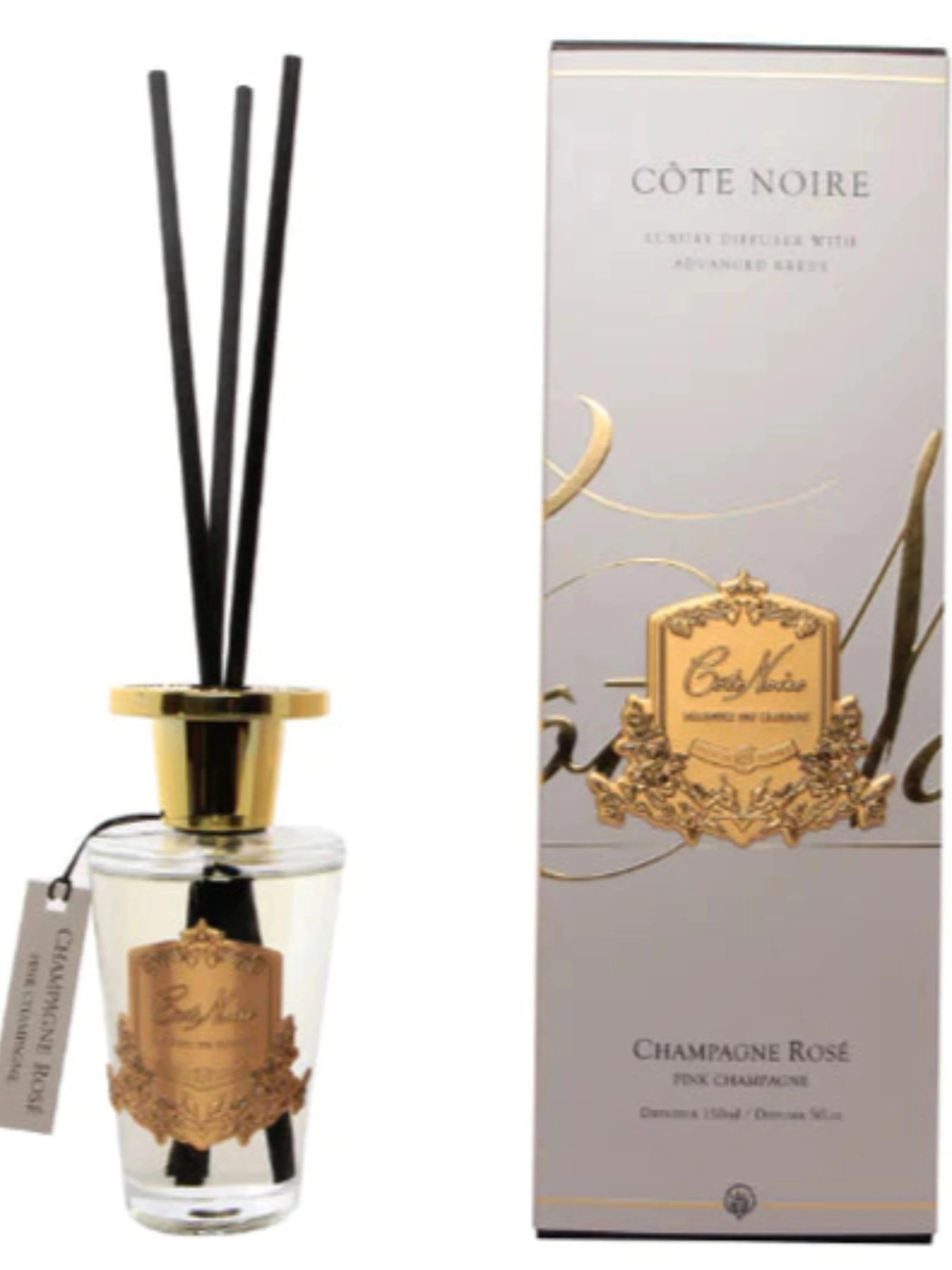 Côte Noire Champagne Rose Gold Reed Diffuser