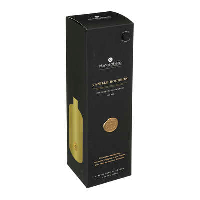 Create a truly unique atmosphere with the Atmosphera Diffuser in Vanille scent. This exquisite diffuser effortlessly emits a subtle and intense aroma of warm vanilla to infuse your home with a rich and sophisticated ambiance.