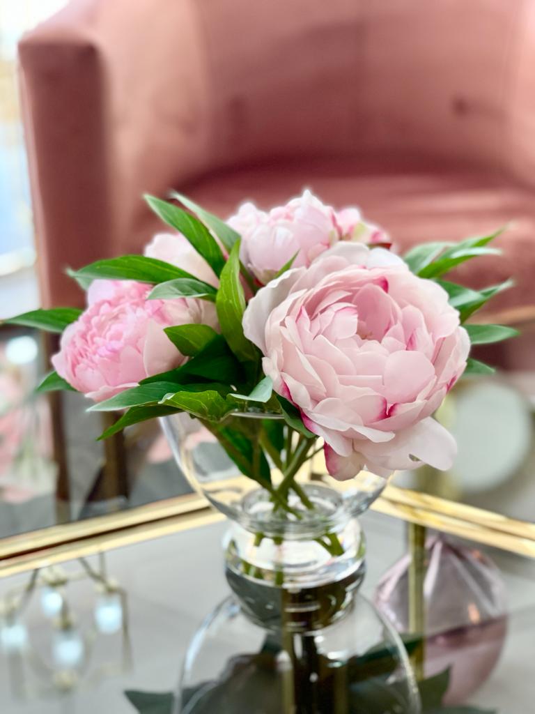 Faux Peony Arrangement