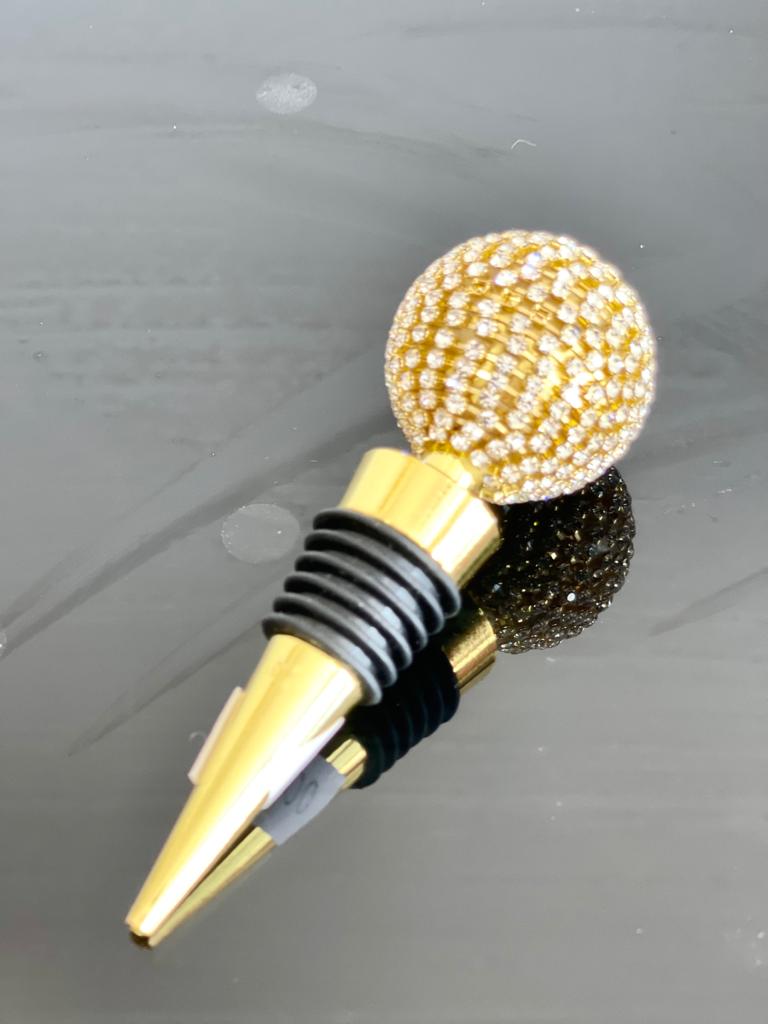 Diamanté Ball Bottle Stopper | Multiple Colours