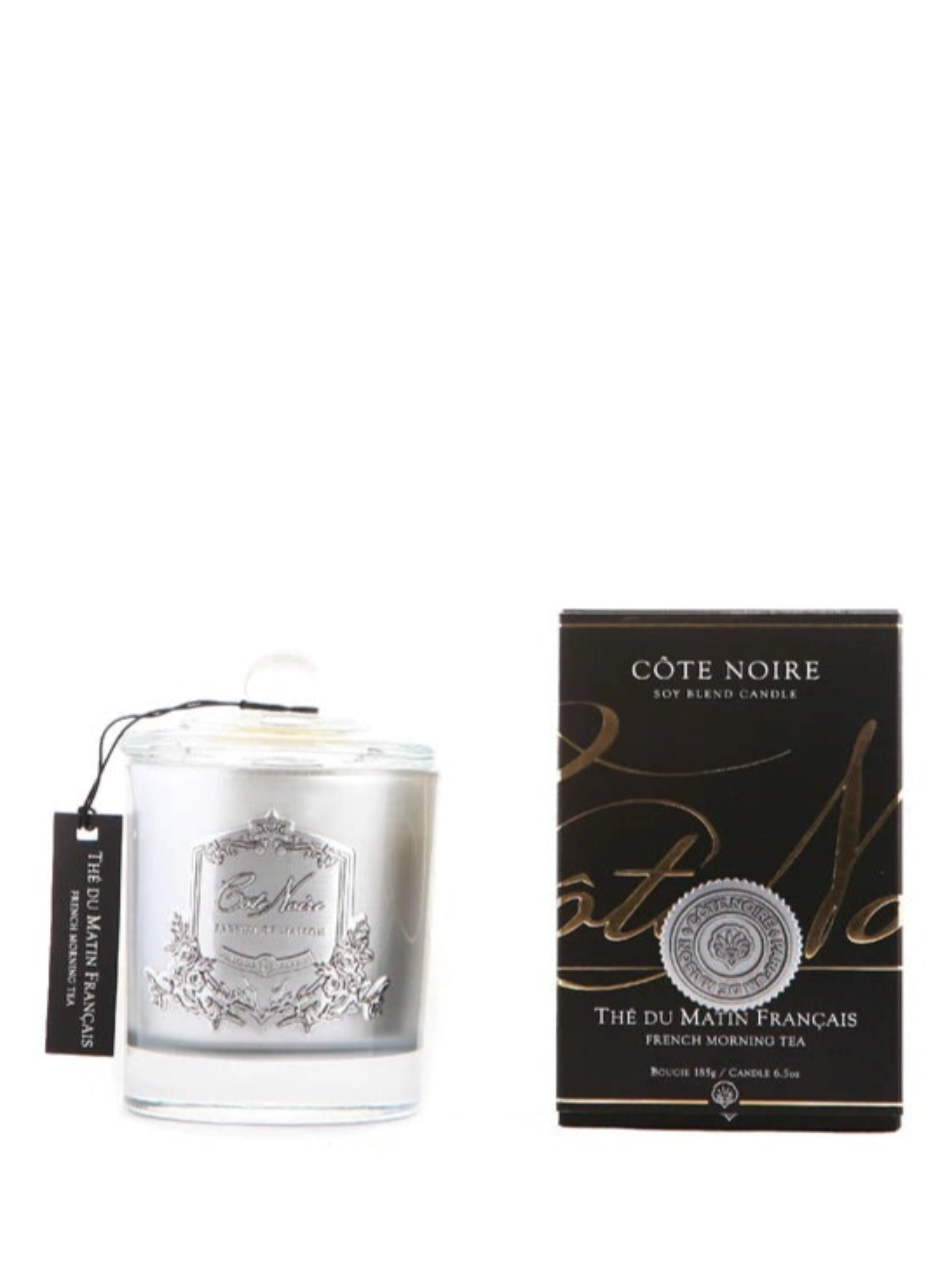Côte Noire French Morning Tea Silver Signature Candle