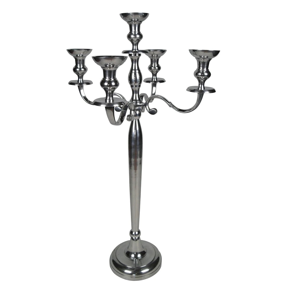 Culinary Concepts Silver Victorian Candelabra