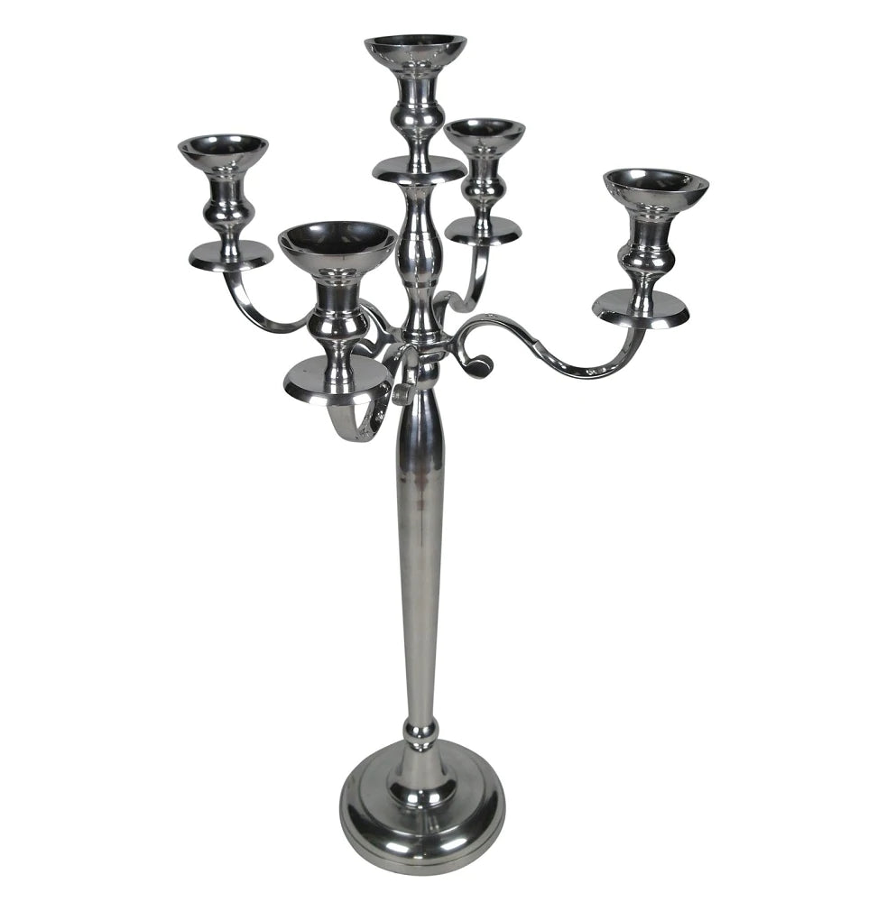 Culinary Concepts Silver Victorian Candelabra