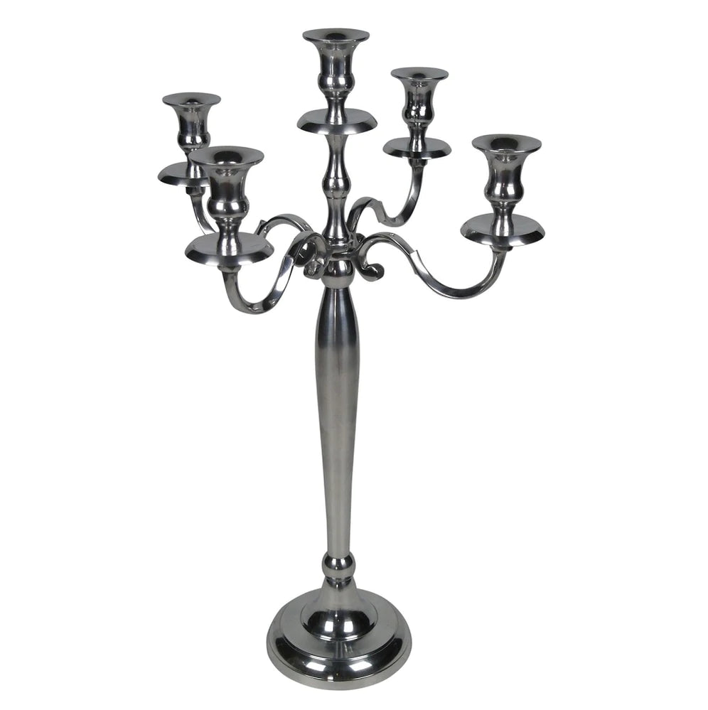 Culinary Concepts Silver Victorian Candelabra