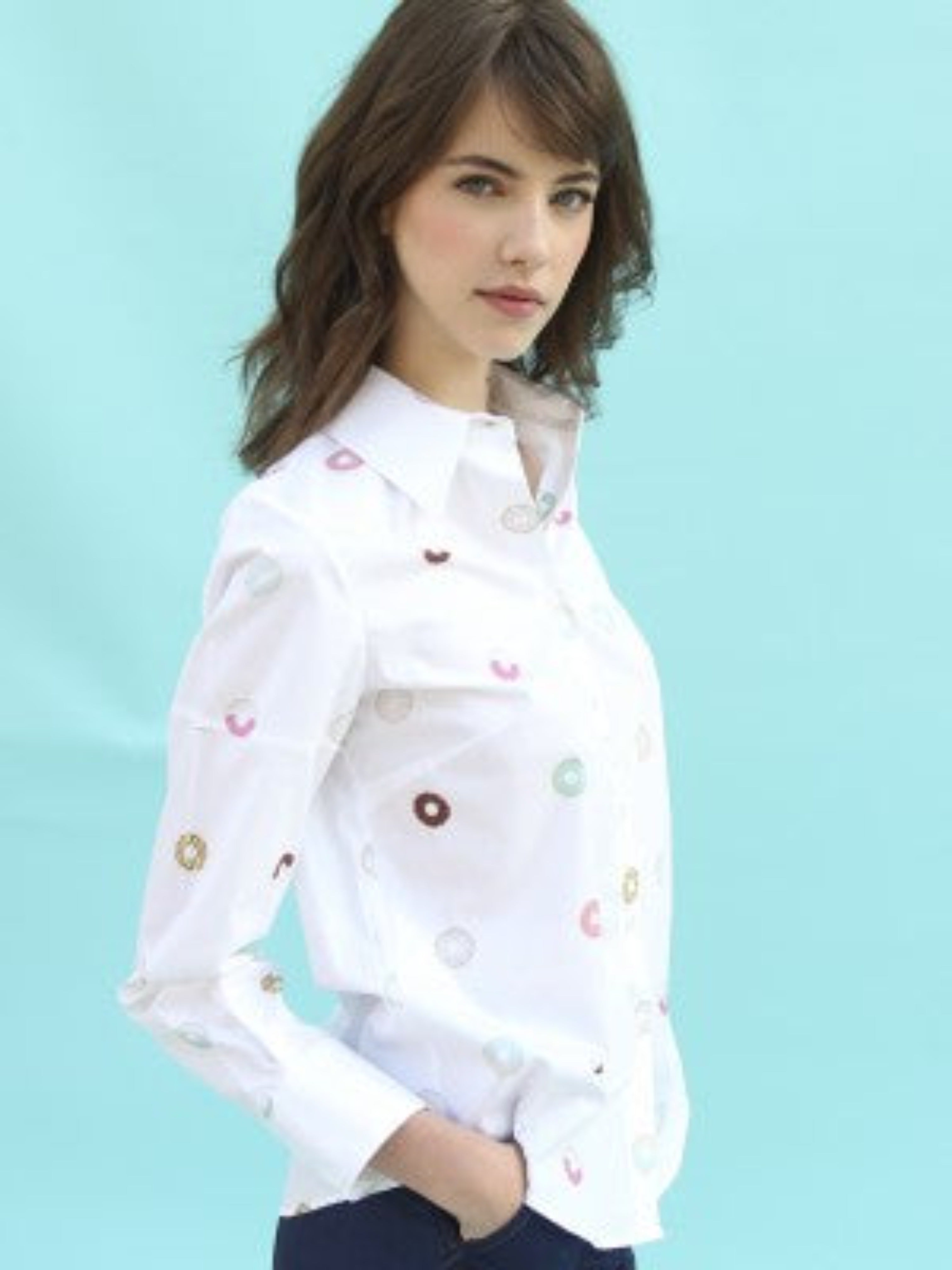 Vilagallo Mafalda Donut Print Shirt