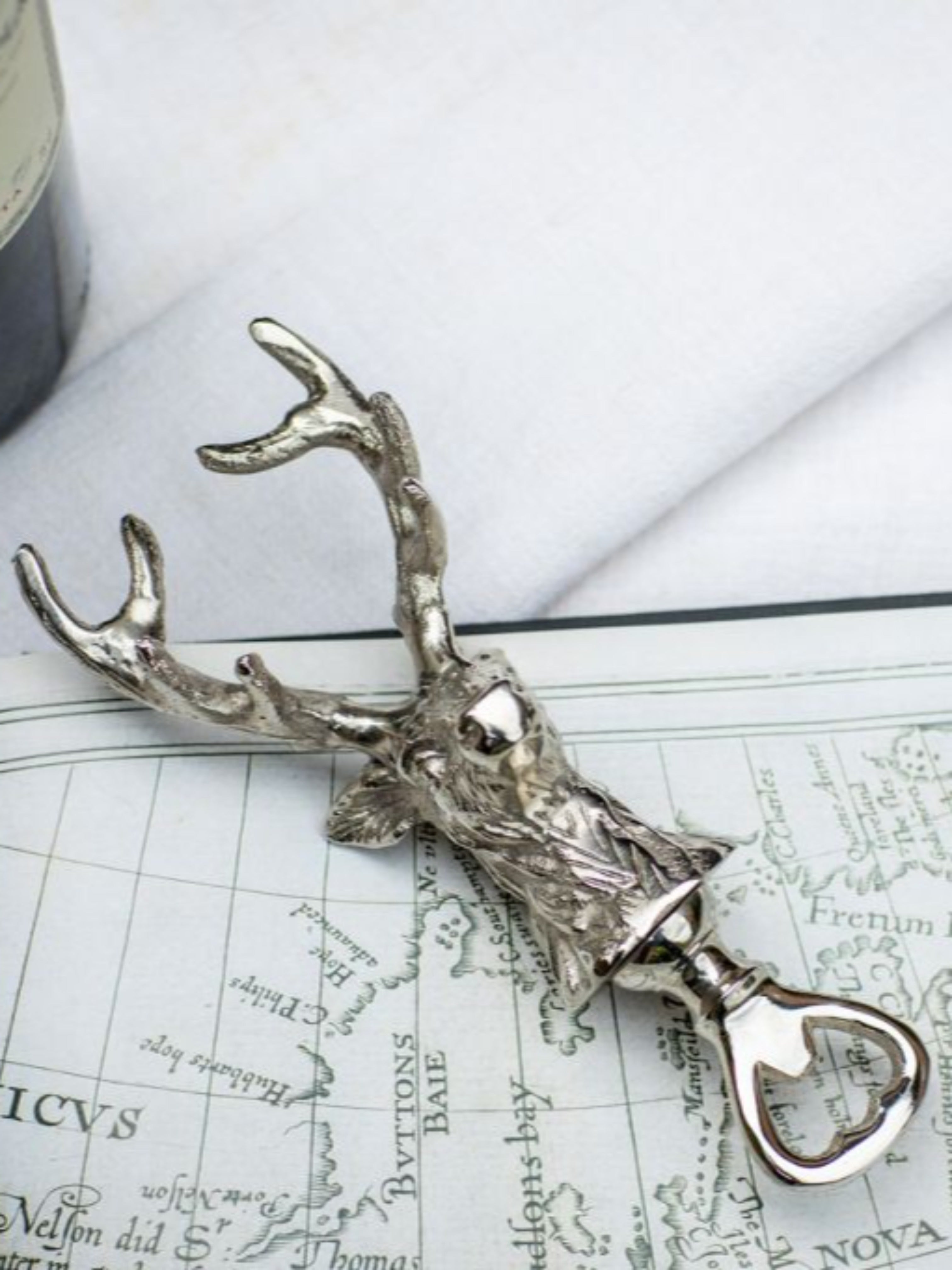 Culinary Concepts Silver Stag Bottle Opener