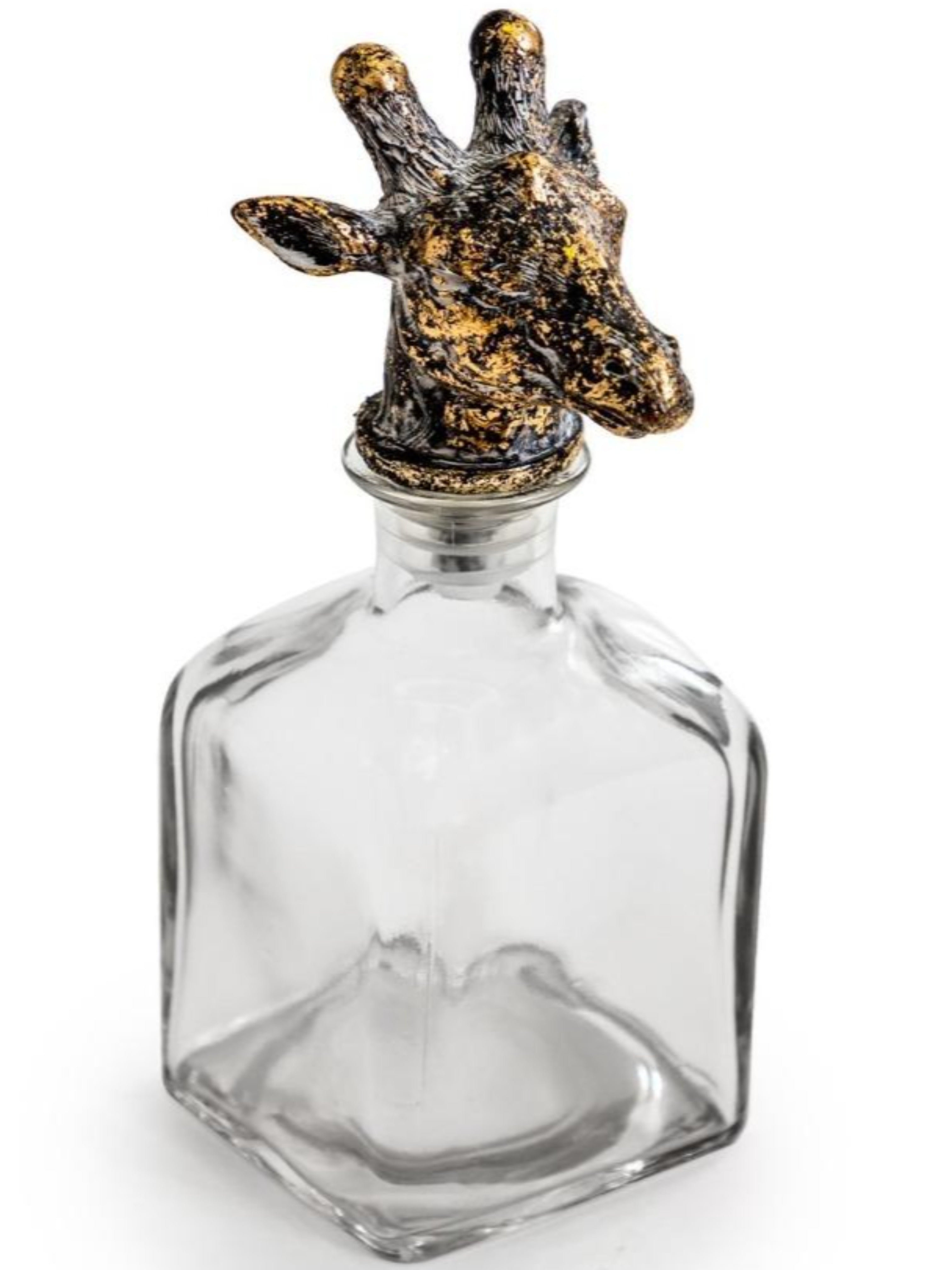 Giraffe head bottle stop decanter