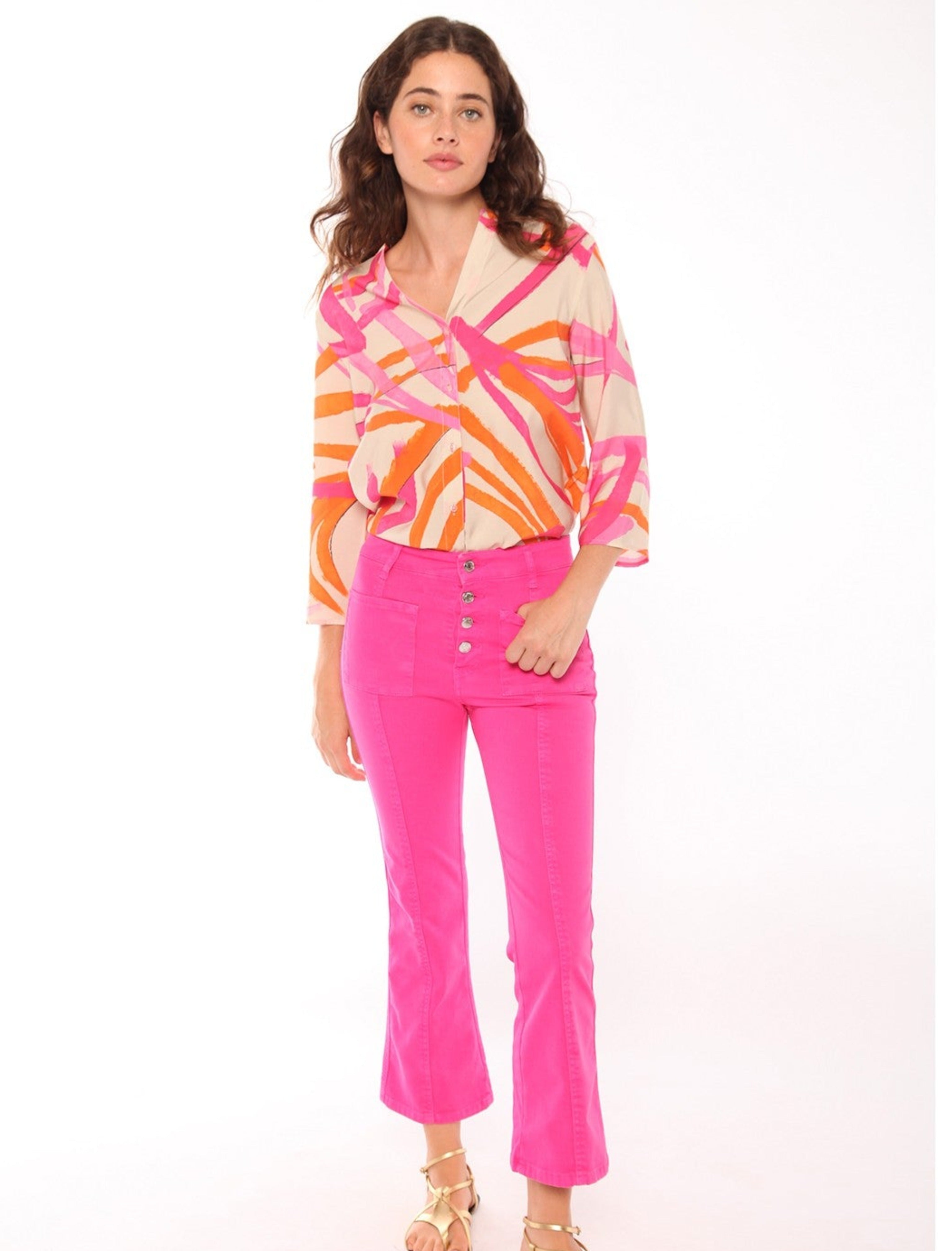 Vilagallo Alexander Fuchsia Trousers