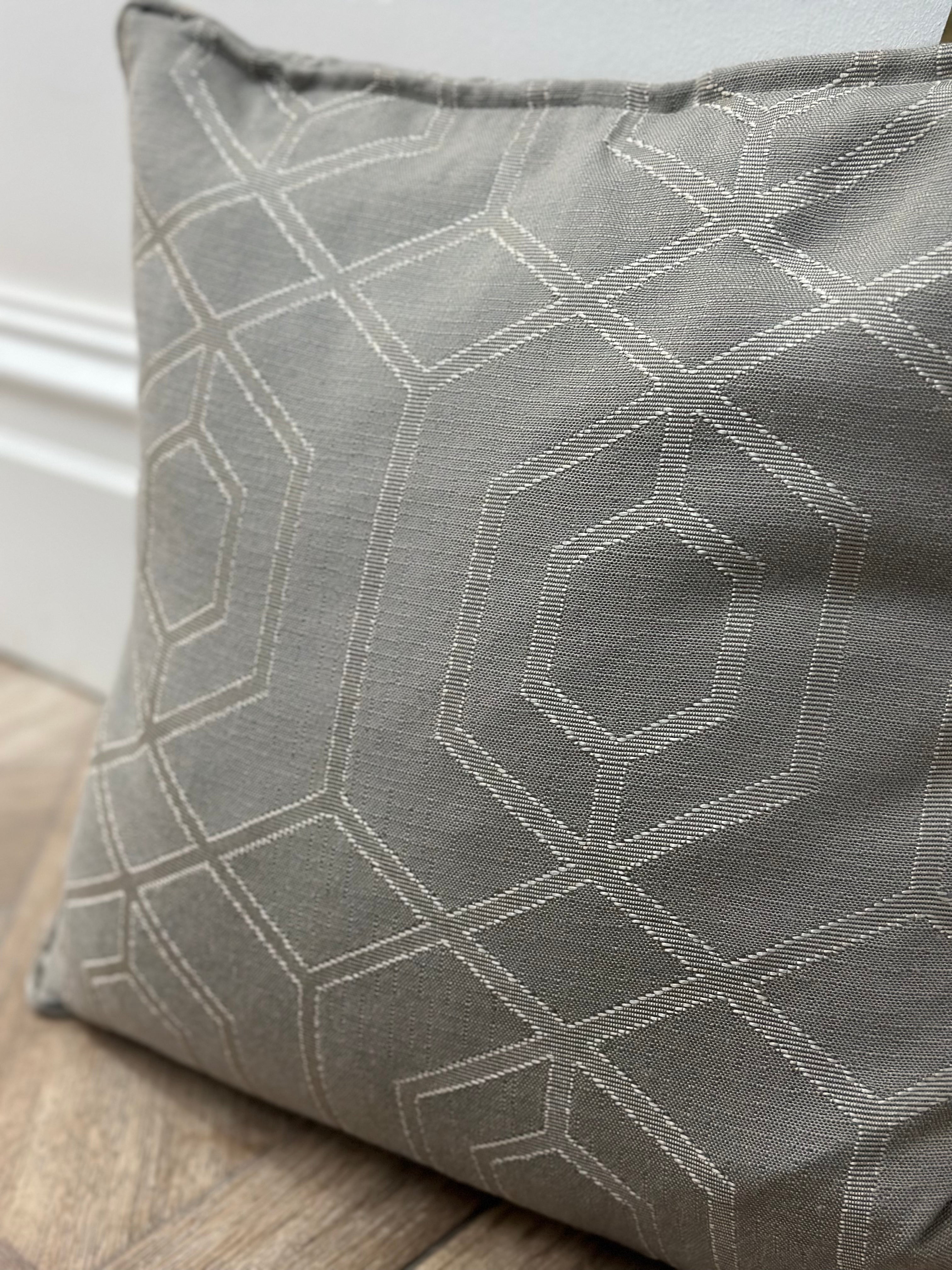 Geometric Design Stone Cushion