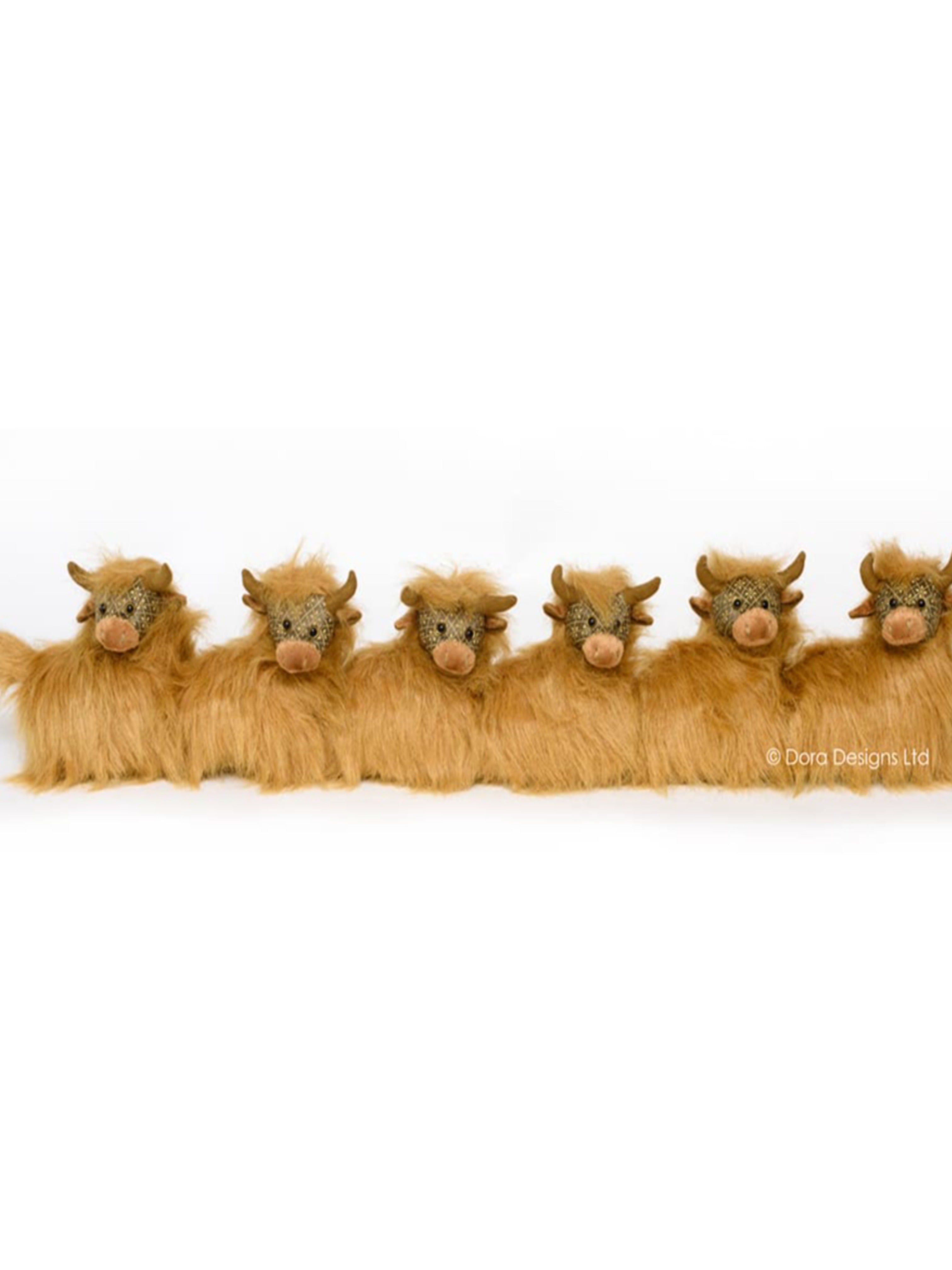 Angus Family Highland Cow Draught Excluder