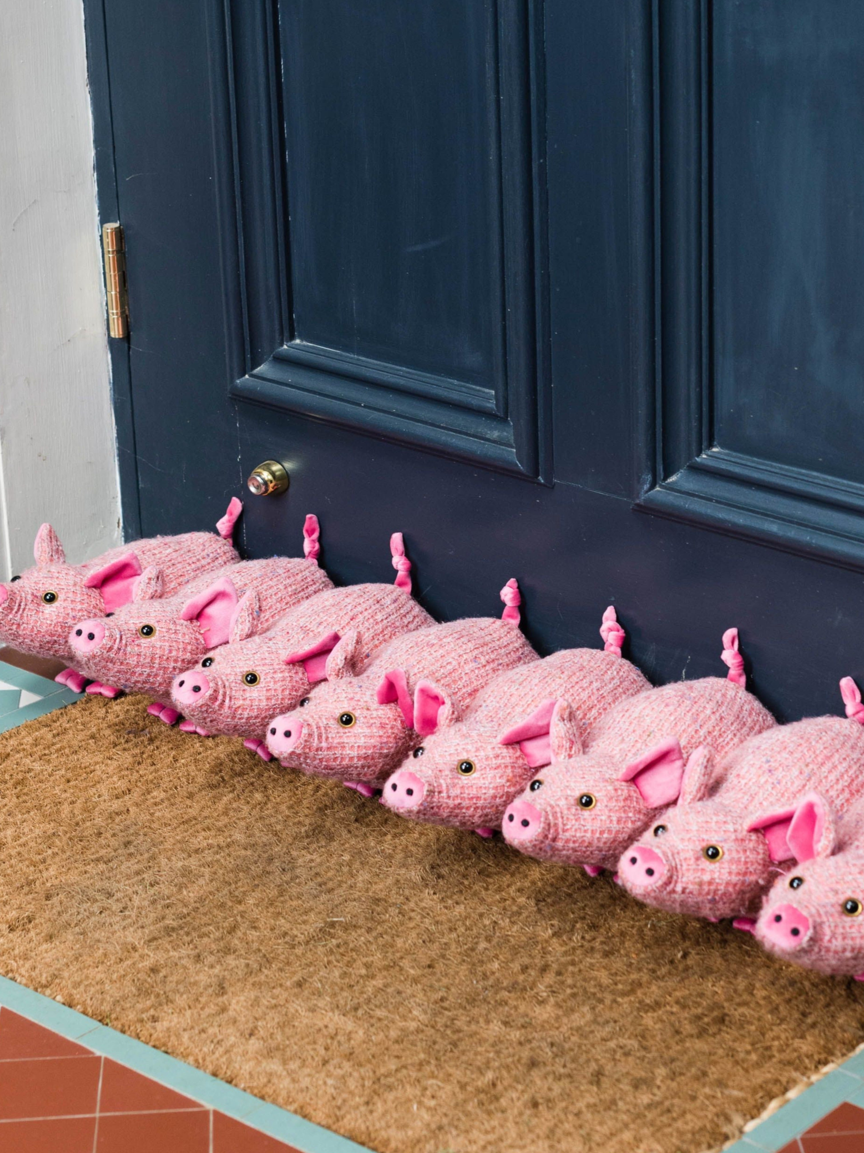 Gertrude Family Piglet Draught Excluder