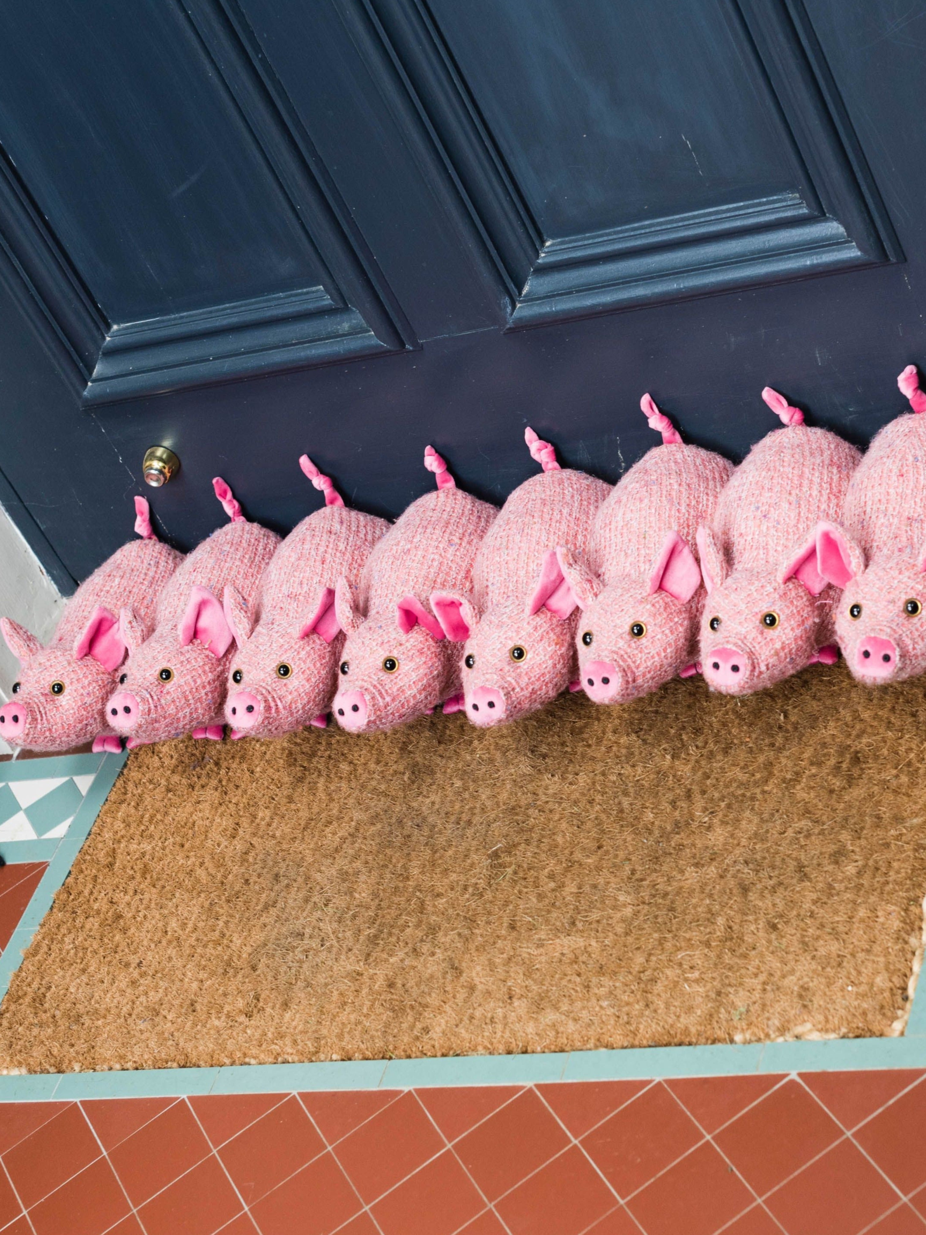 Gertrude Family Piglet Draught Excluder