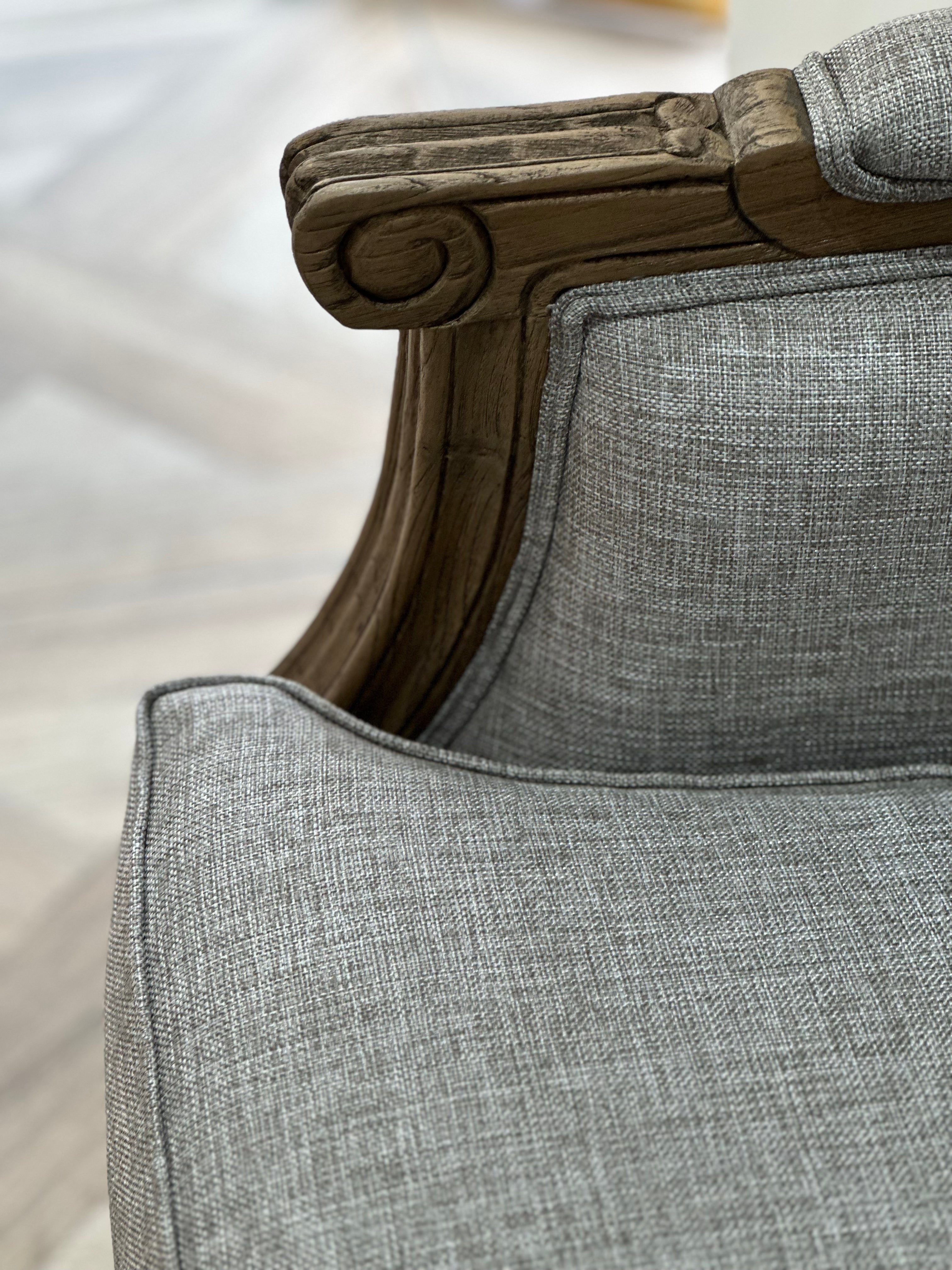 Pacific Oak Lyon Grey Armchair