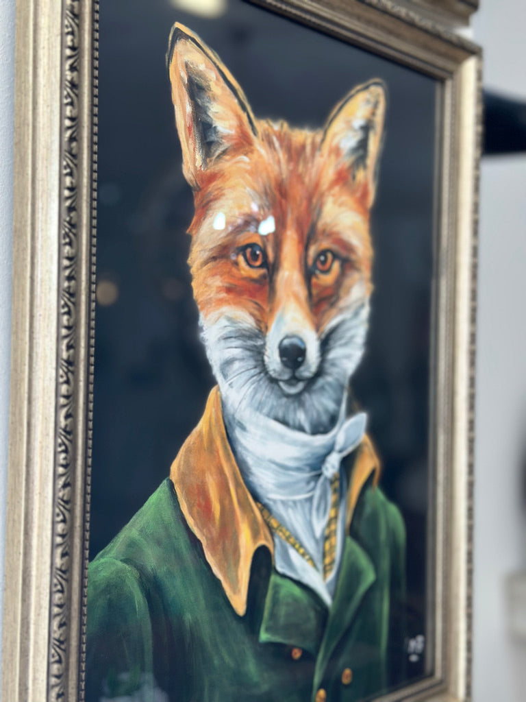 The Dapper Fox Mini Framed Print