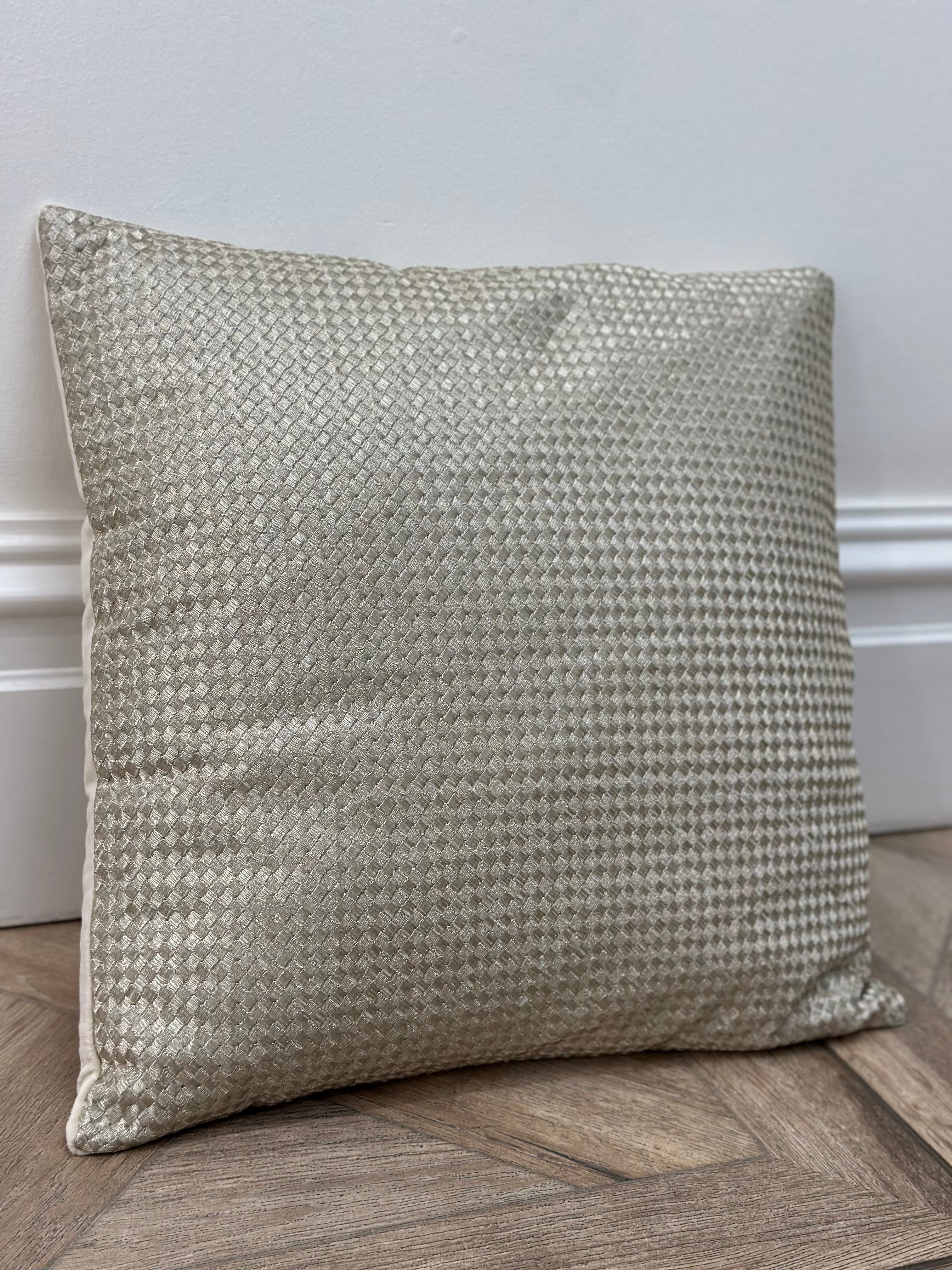 Gold Metallic Textured Cushion