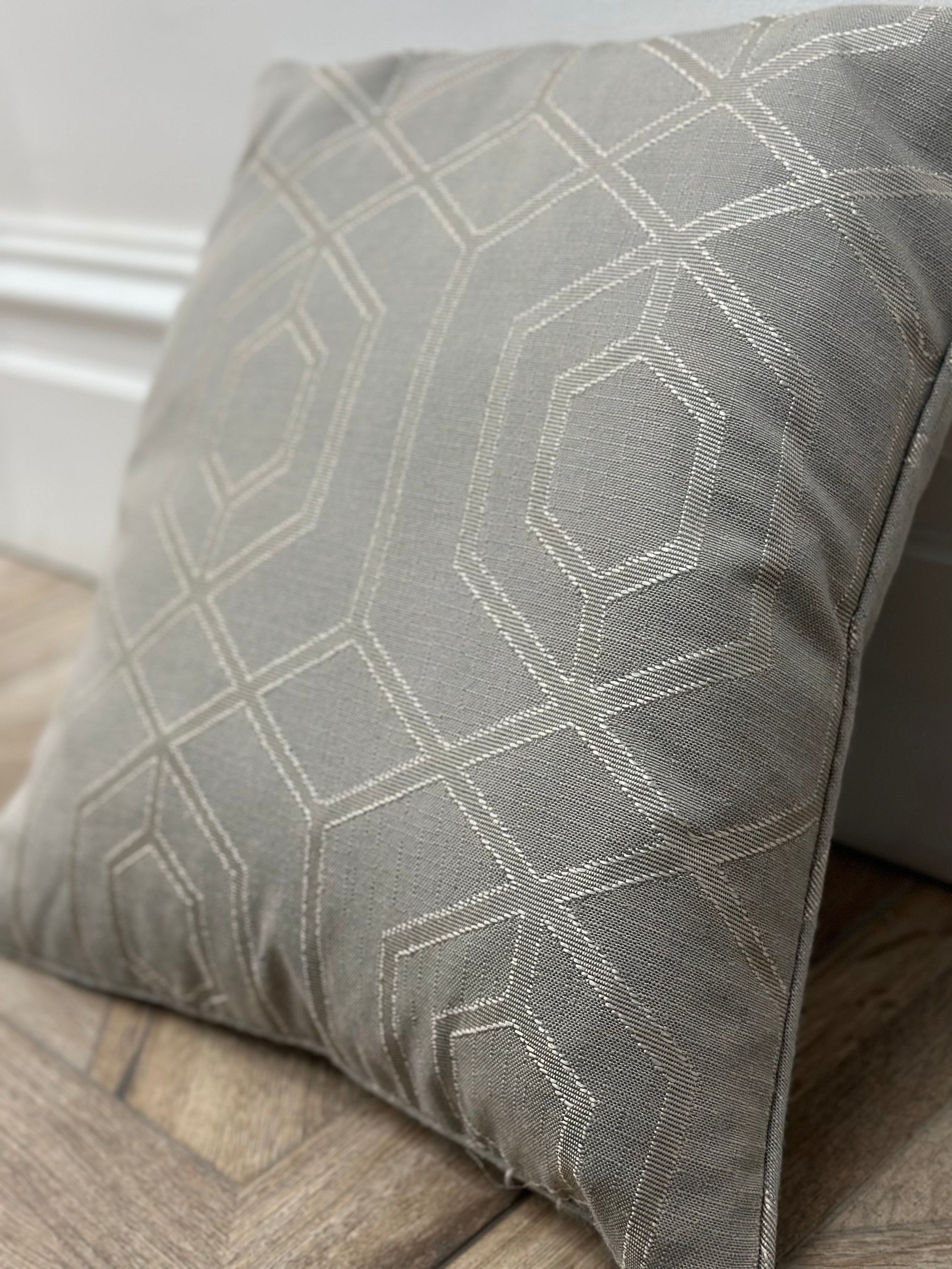 Geometric Design Stone Cushion
