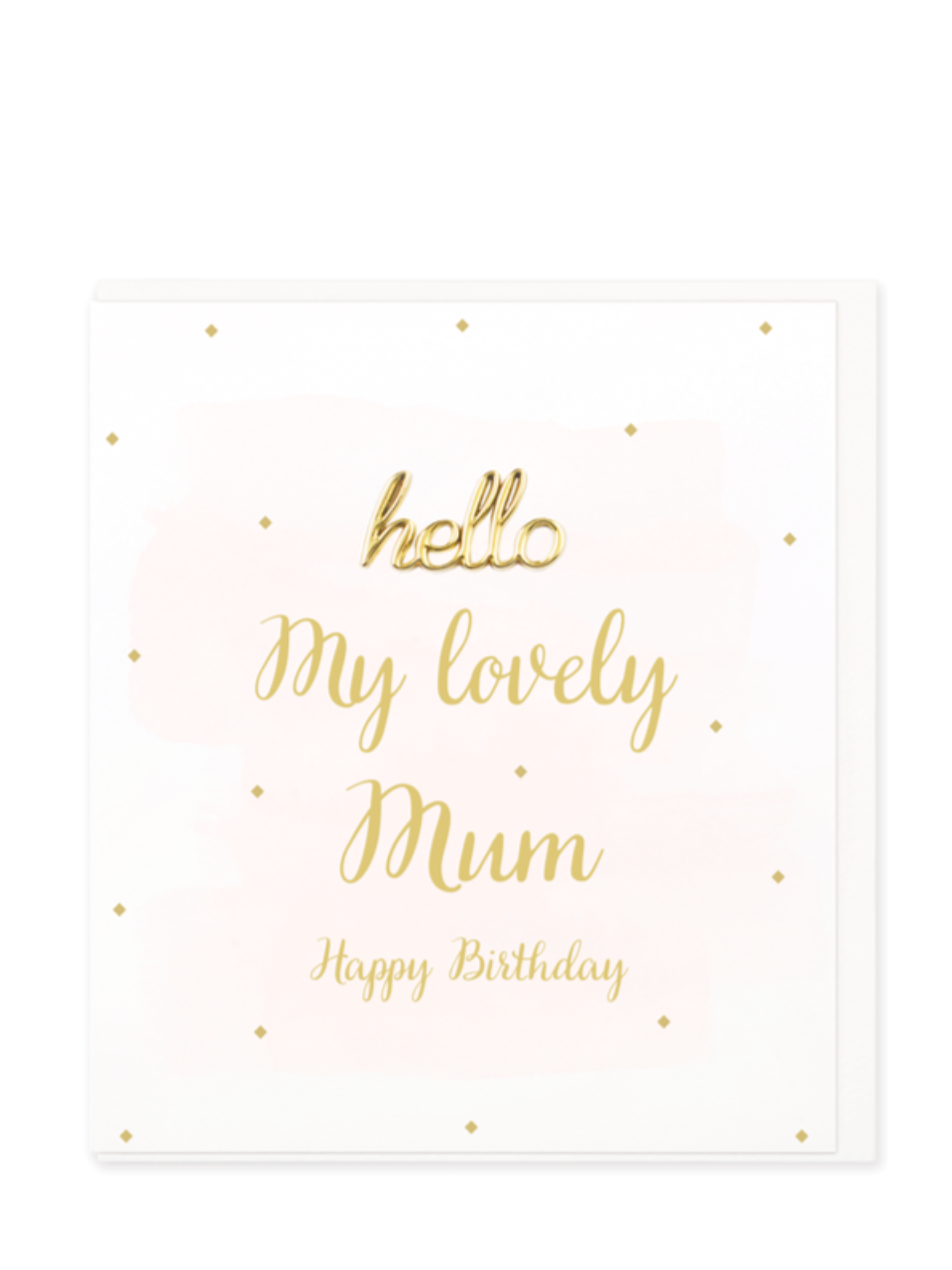 Hello My Lovely Mum Happy Birthday Card