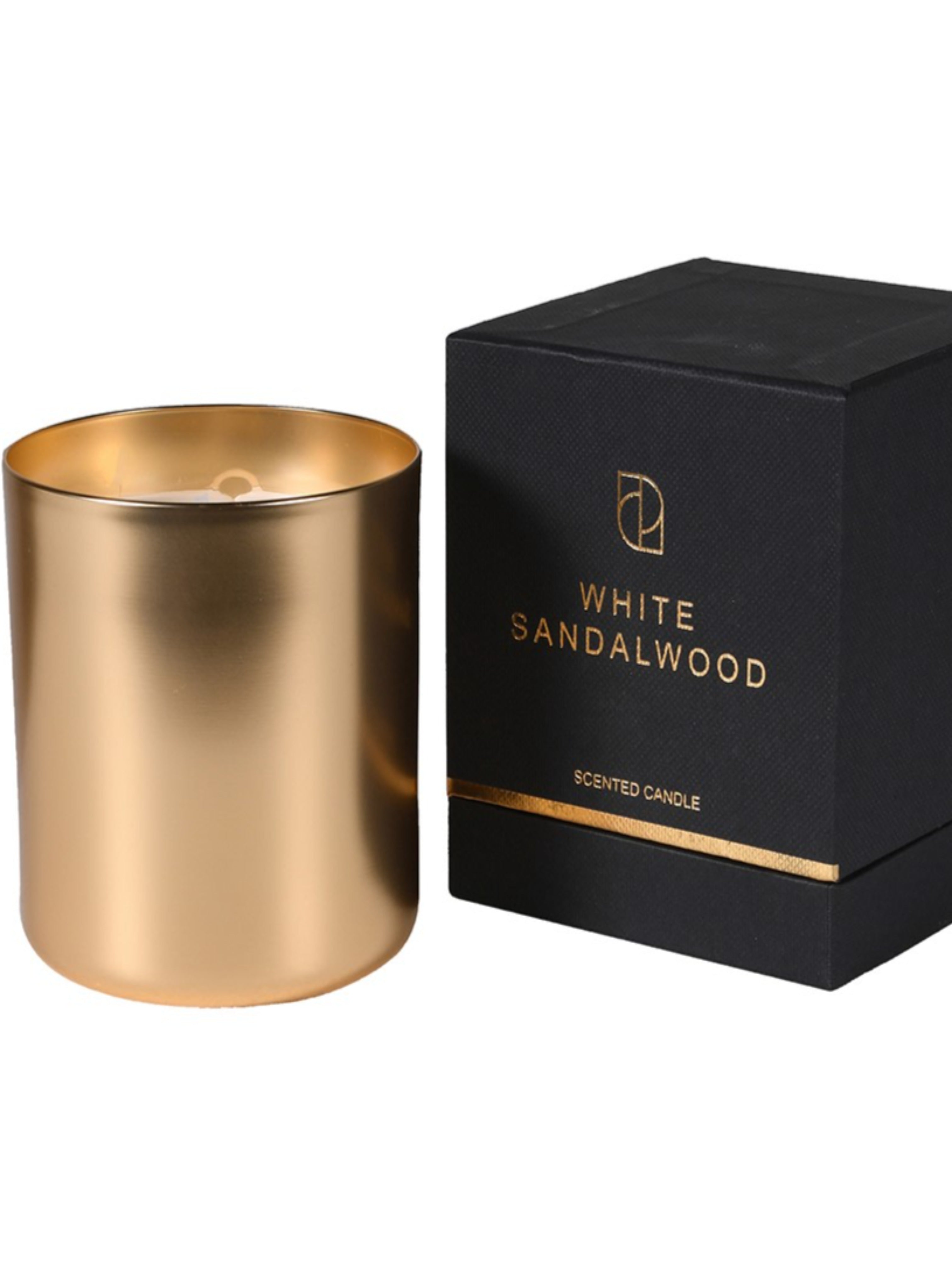 White Sandalwood Gold Candle