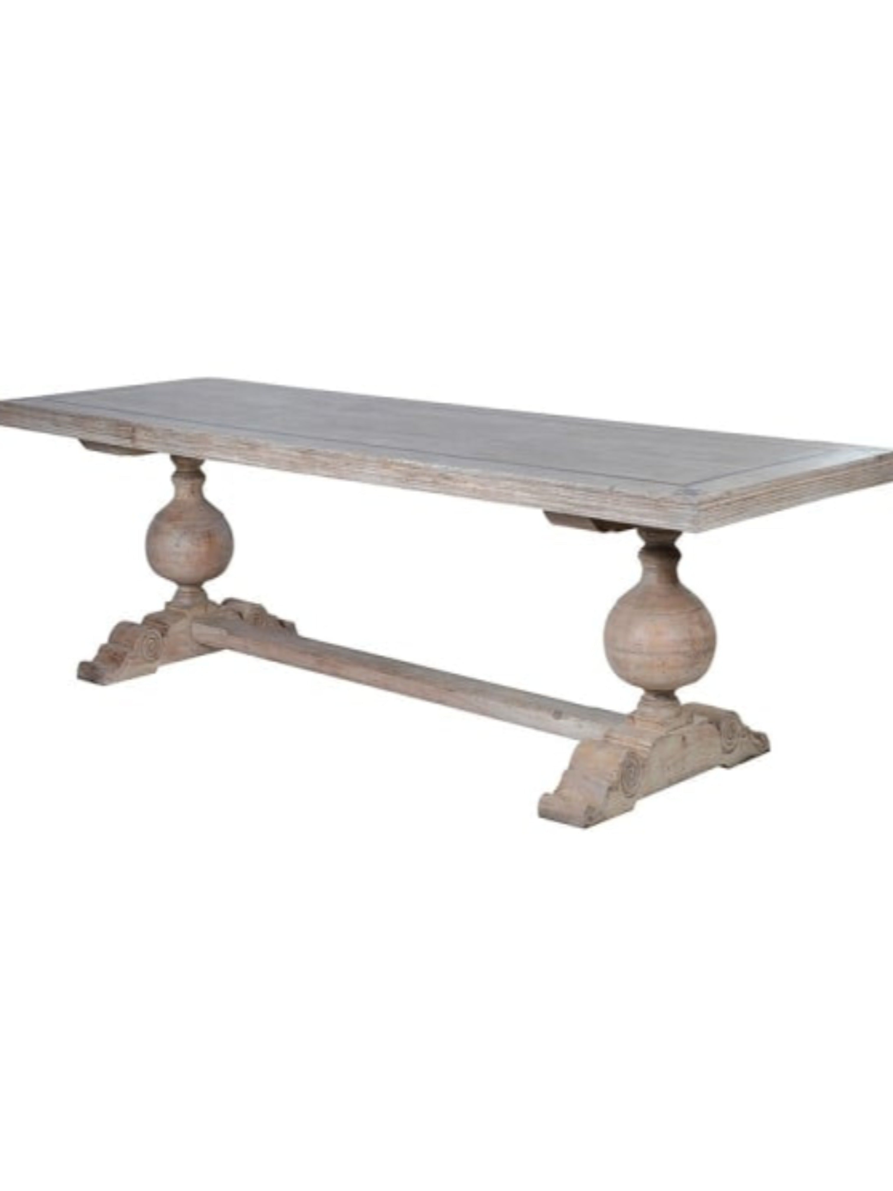 Imperial Large Wooden Dining Table with Inlay