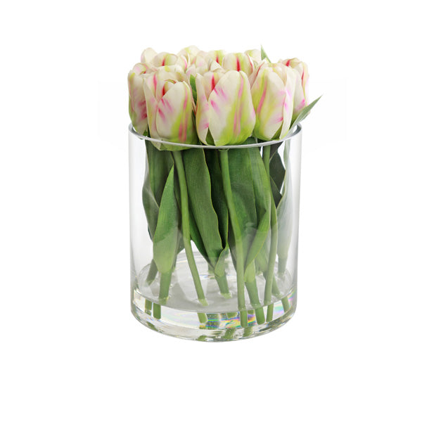 Faux Cream Tulip Arrangement