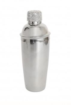 Cocktail Shaker with Crystal Detail Lid