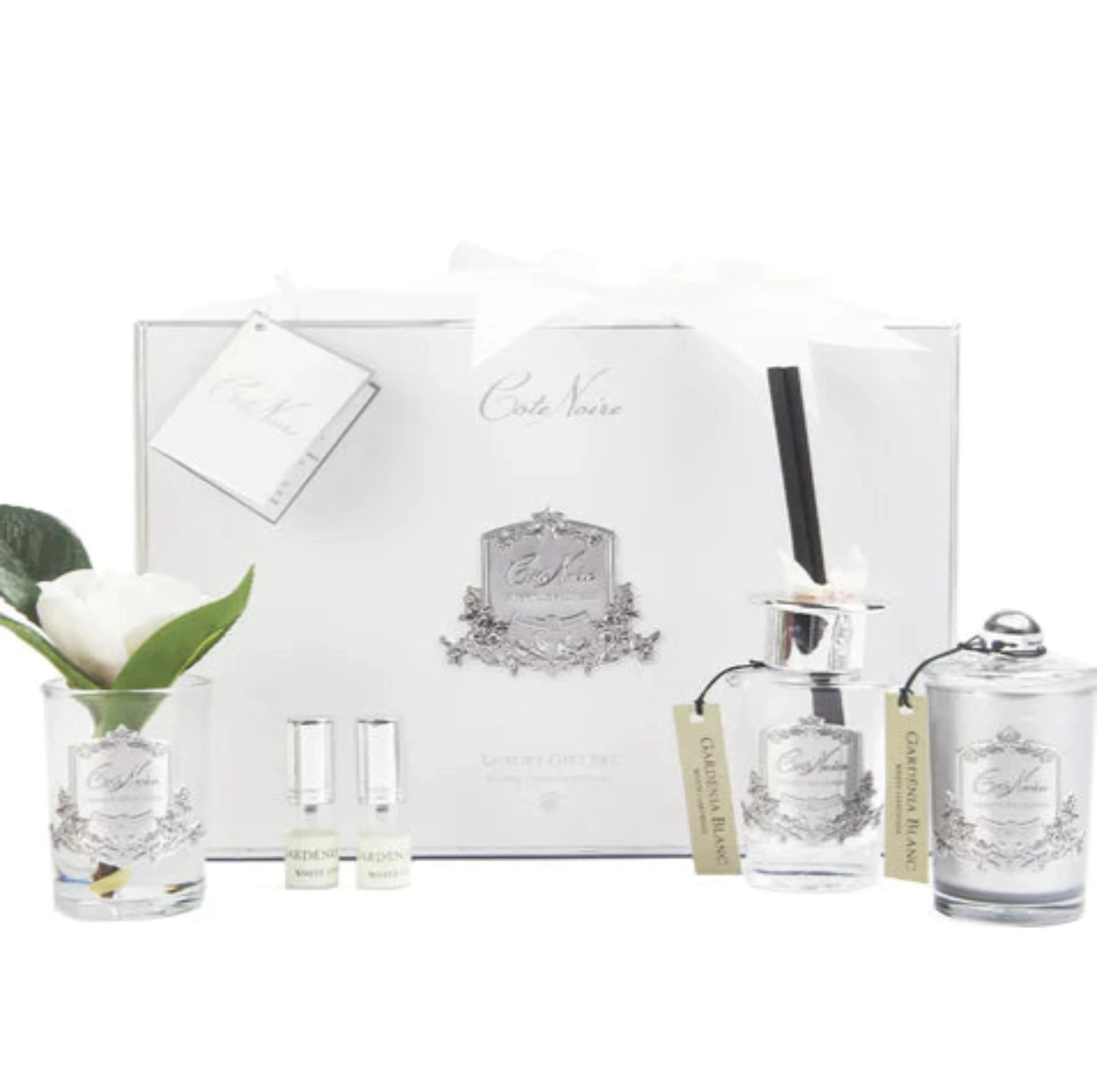 Côte Noire Gardenia Silver Gift Collection