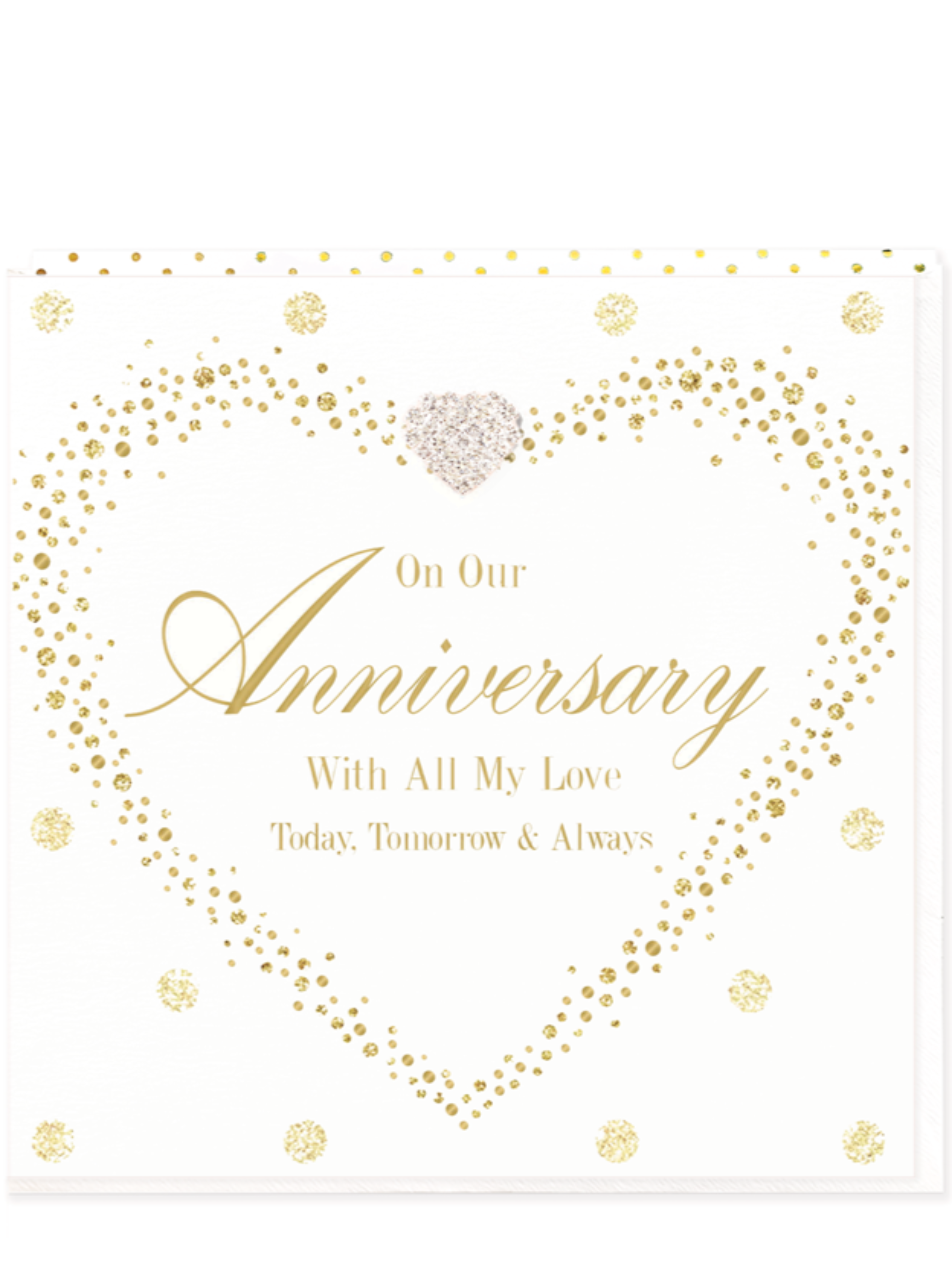 On Our Anniversary, With All My Love Large Card