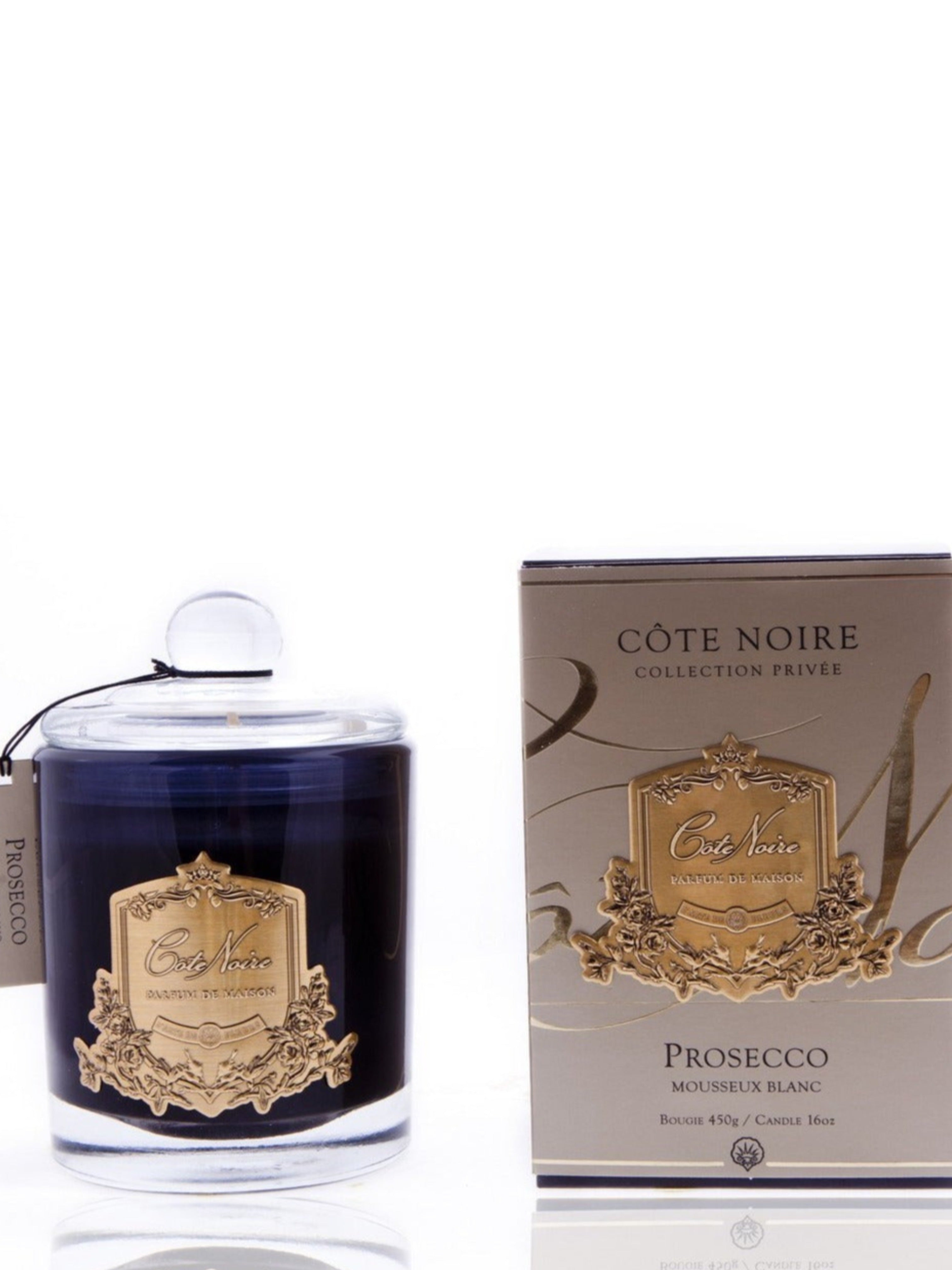 Côte Noire Prosecco Gold Large Candle