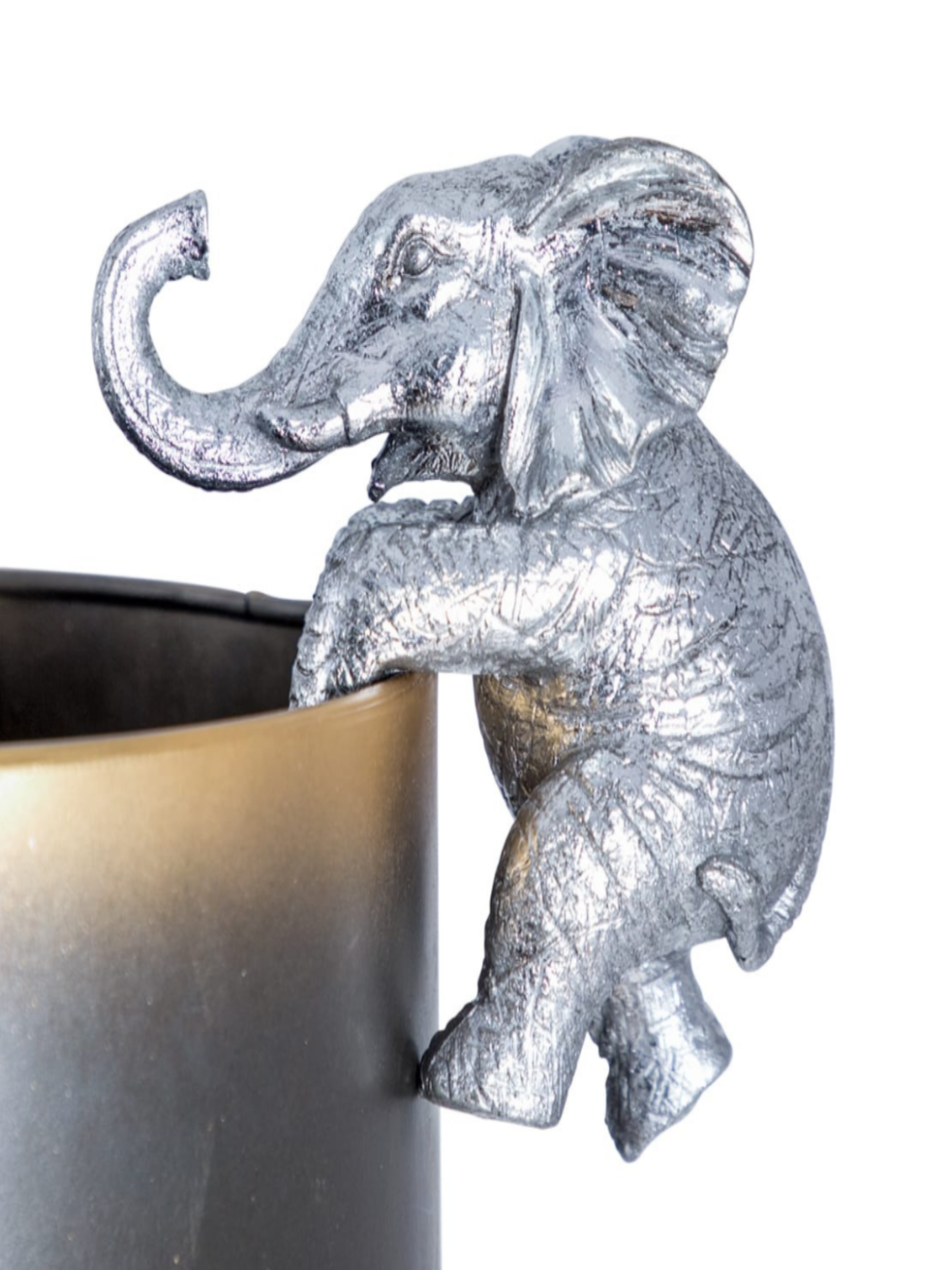 Silver Elephant Hanging Ornament