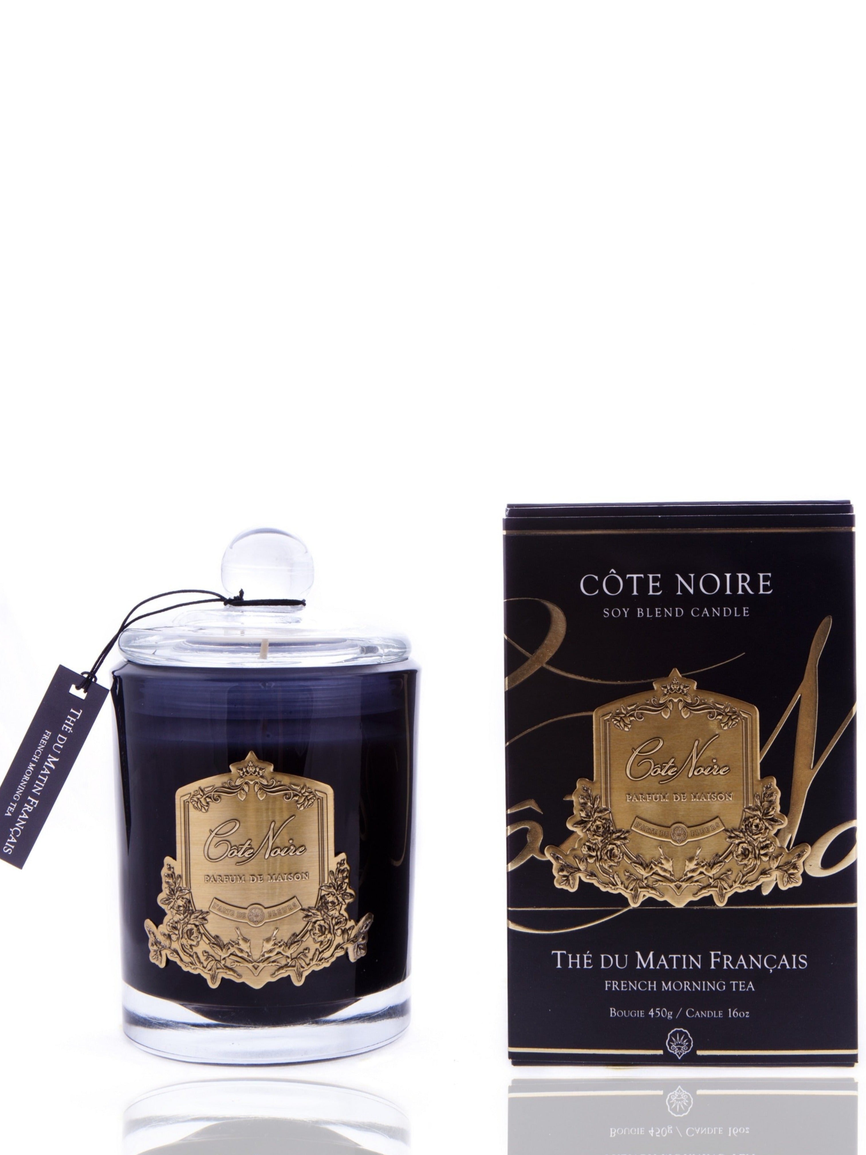Côte Noire French Morning Tea Gold Large Candle